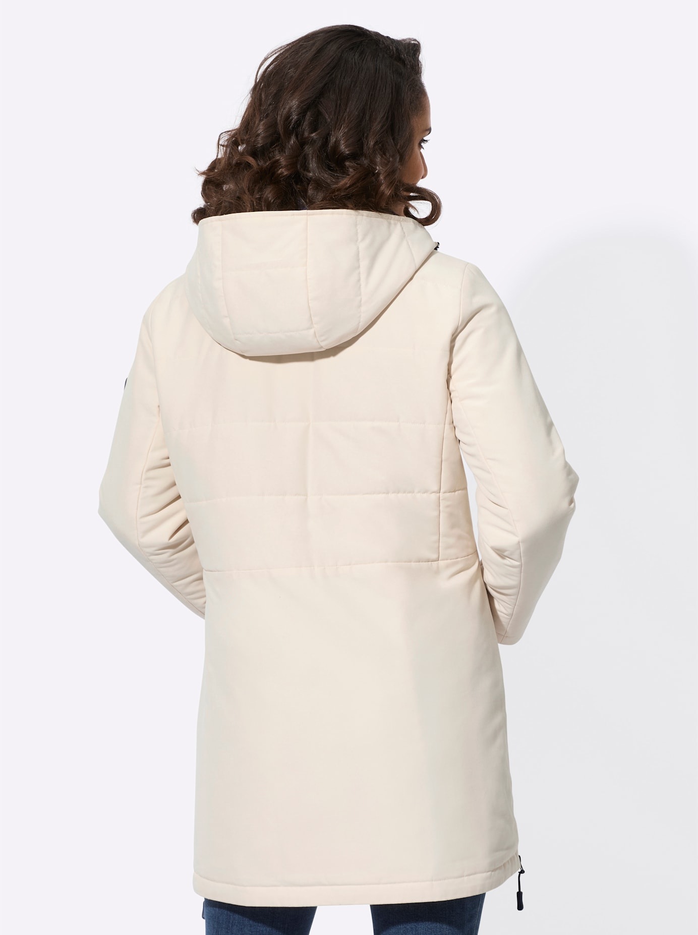 Casual Looks Langjacke, mit Kapuze günstig online kaufen