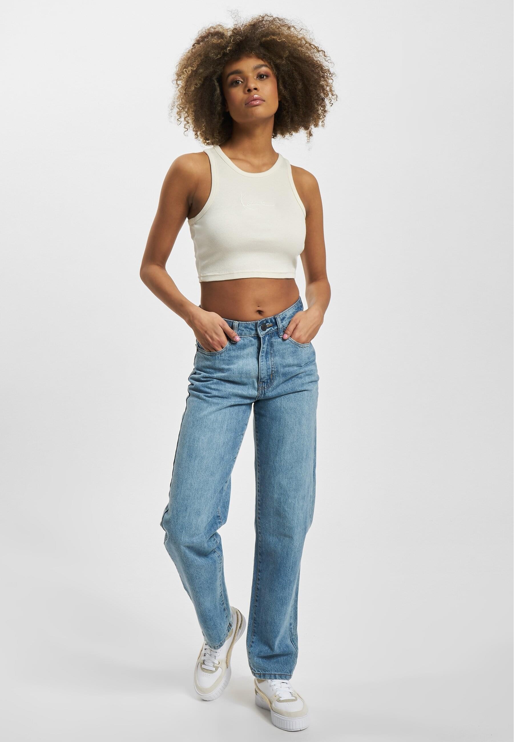 Karl Kani Muskelshirt »Karl Kani Damen KW232-032-1 KK Small Signature Racer Rib Top«, (1 tlg.)