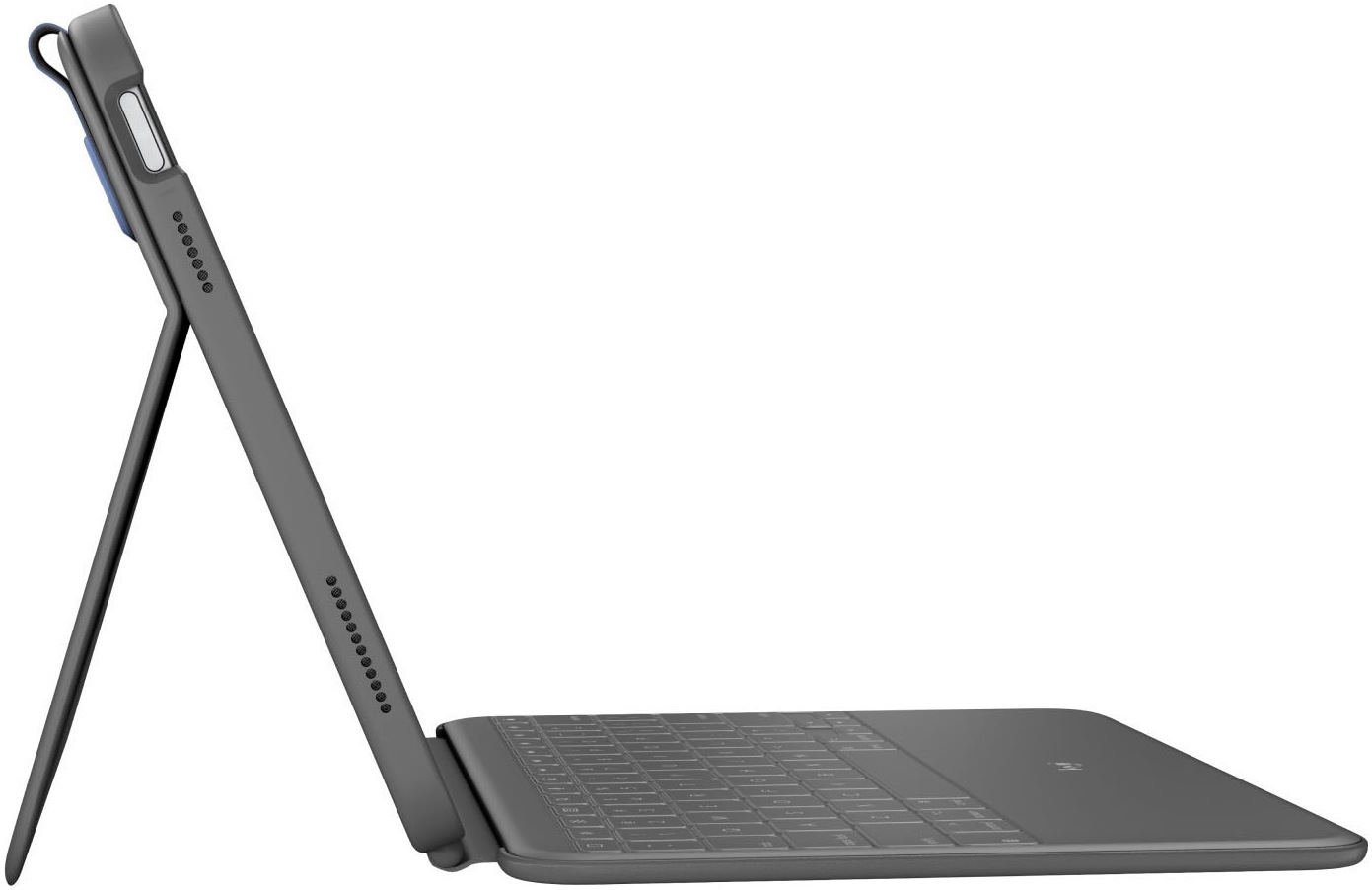 Logitech Tastatur »Rugged Folio«, (Angenehmes Tippen-Magnetverschluss-verstellbare Füße)