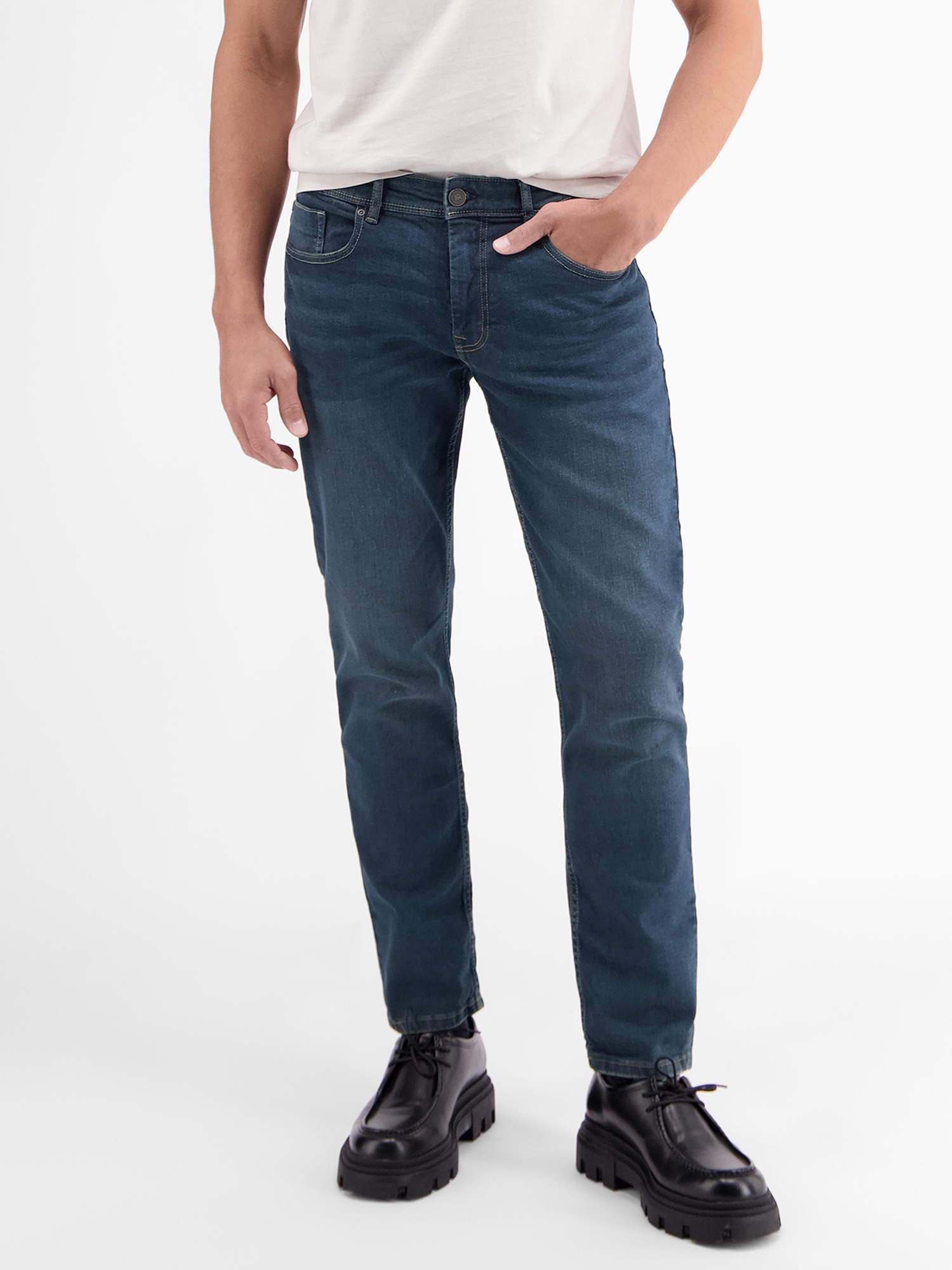 LERROS Relaxhose »Baxter Relaxed Fit Jeans – Bequemer Stretch 5‑Pocket Denim«  Bequeme Stretch-Jeans - pflegeleicht, ideal für Alltag & Freizeit