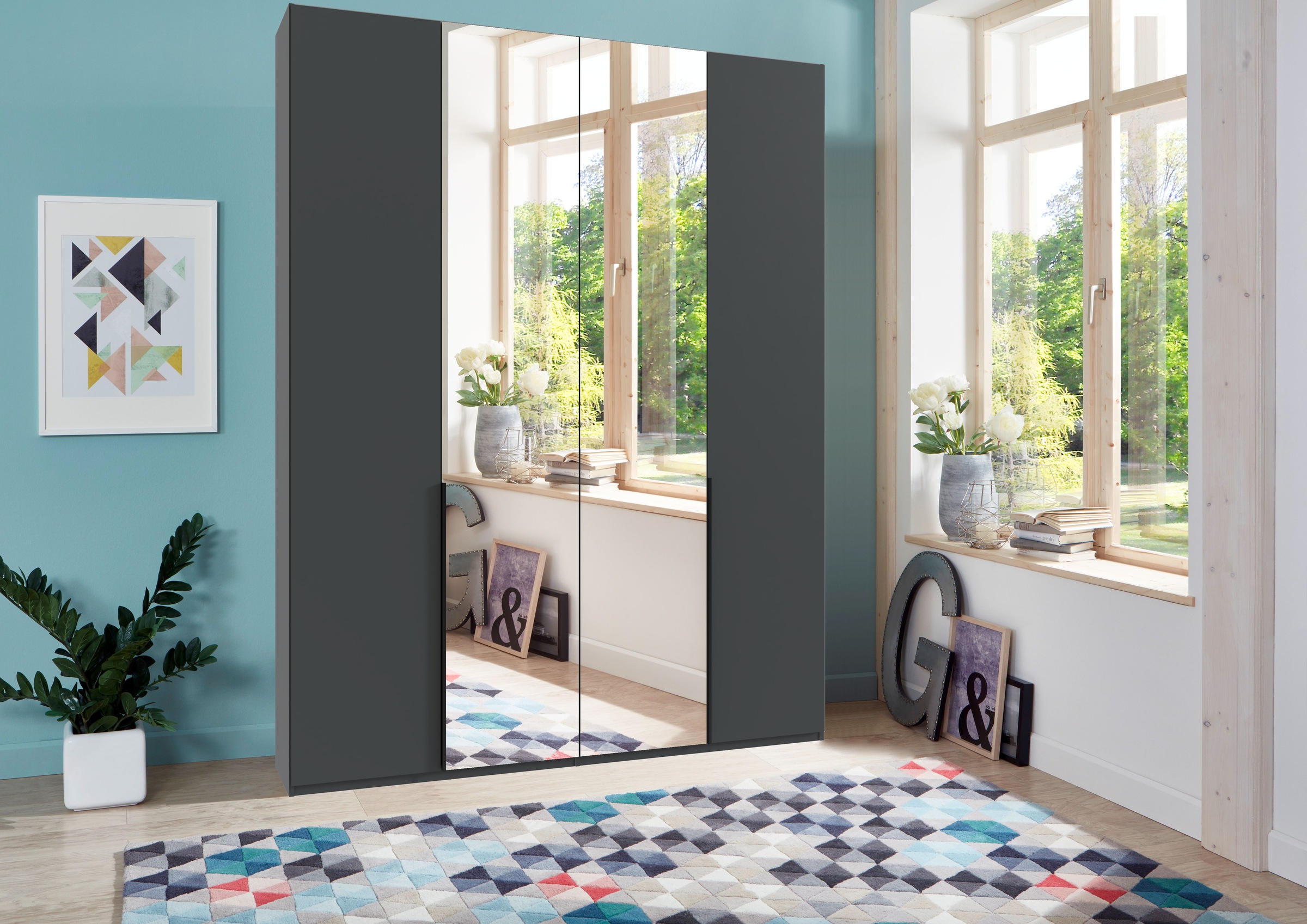 Wimex Kleiderschrank "Mugano, in 5 Breiten und 2 Höhen, Made in Germany", ( günstig online kaufen