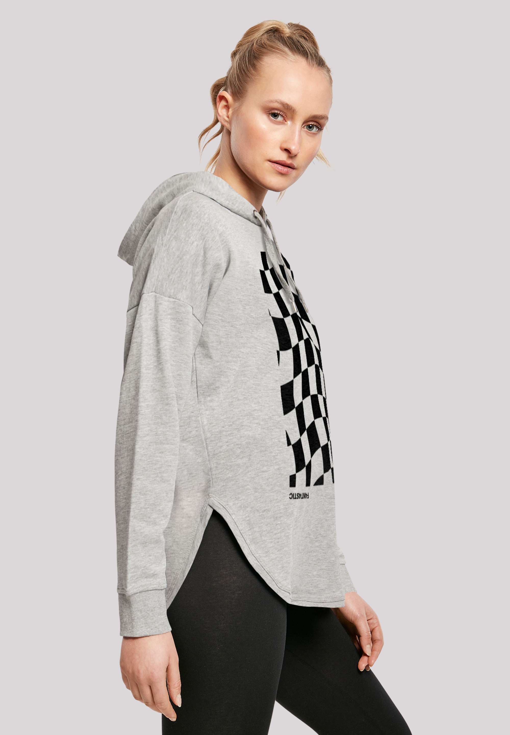 F4NT4STIC Kapuzenpullover »Wavy Schach Muster«, Print