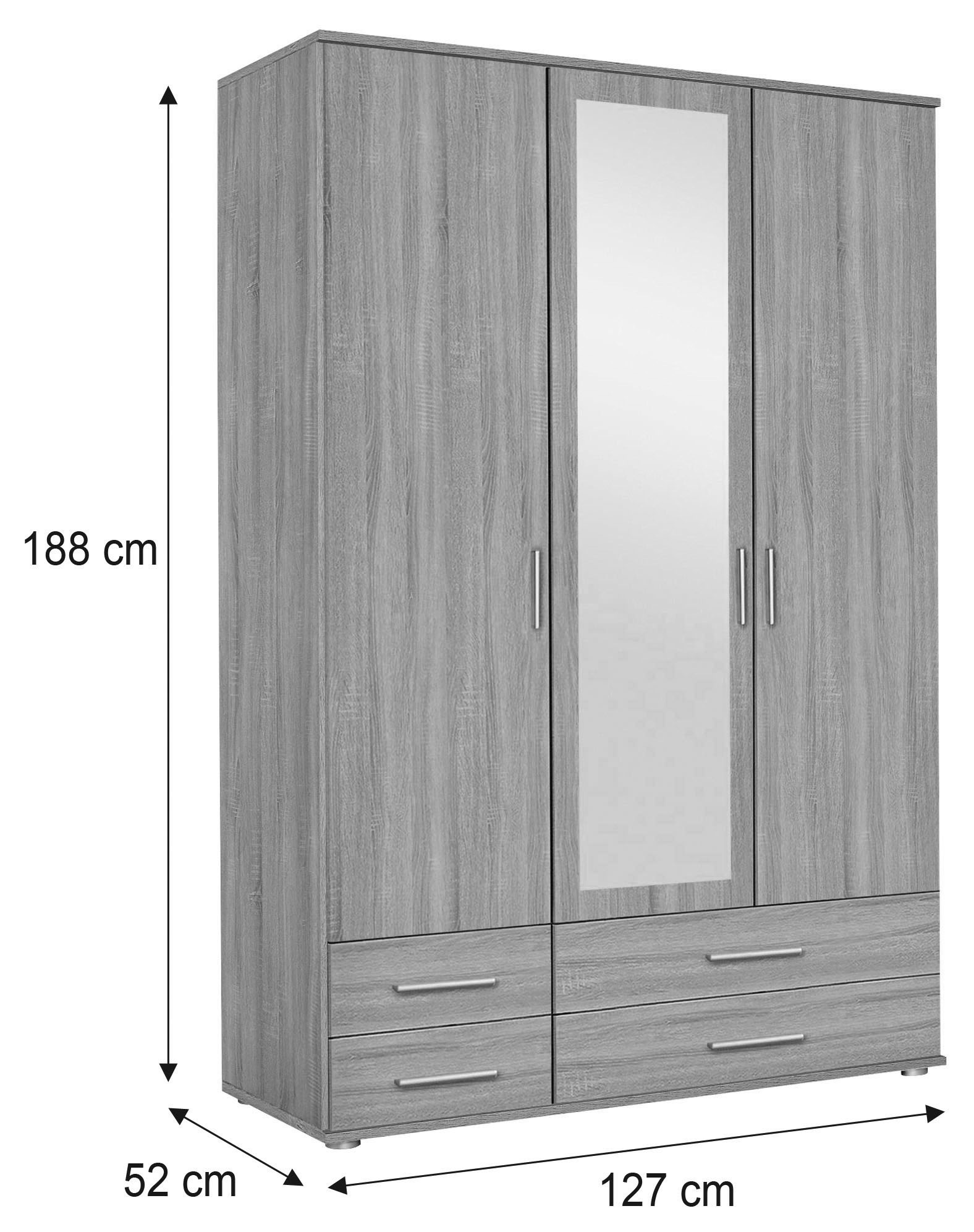 rauch Kleiderschrank »Rasa Bestseller Schrank für jeden Raum«, Schlafzimmerschrank Klassiker Garderobe