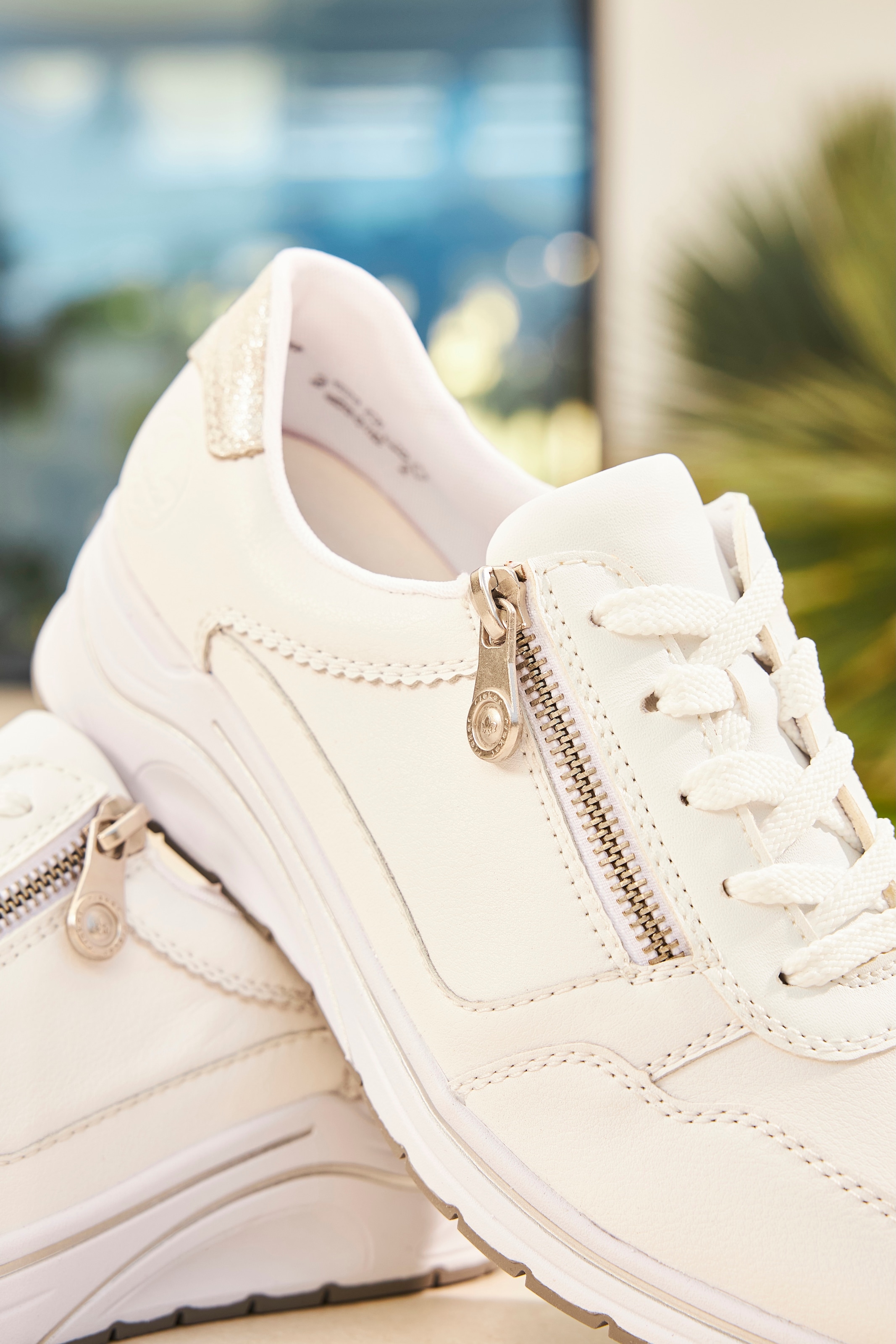Rieker Keilsneaker, Halbschuh, Schnürschuh, Freizeitschuh mit Soft-Einlage
