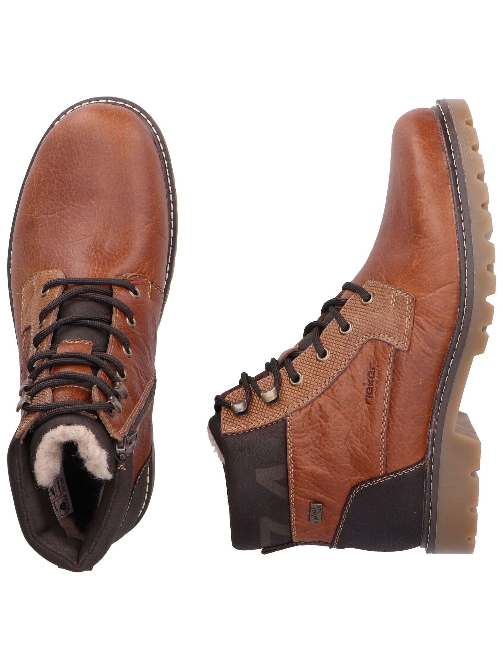 Rieker Sneaker »Rieker Stiefelette Glattleder«