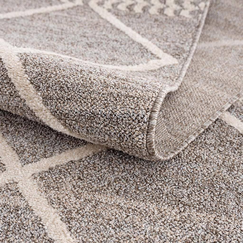 Carpet City Teppich »Art 2645«, rechteckig, Kurzflor, mit Kettfäden, Rauten-Optik