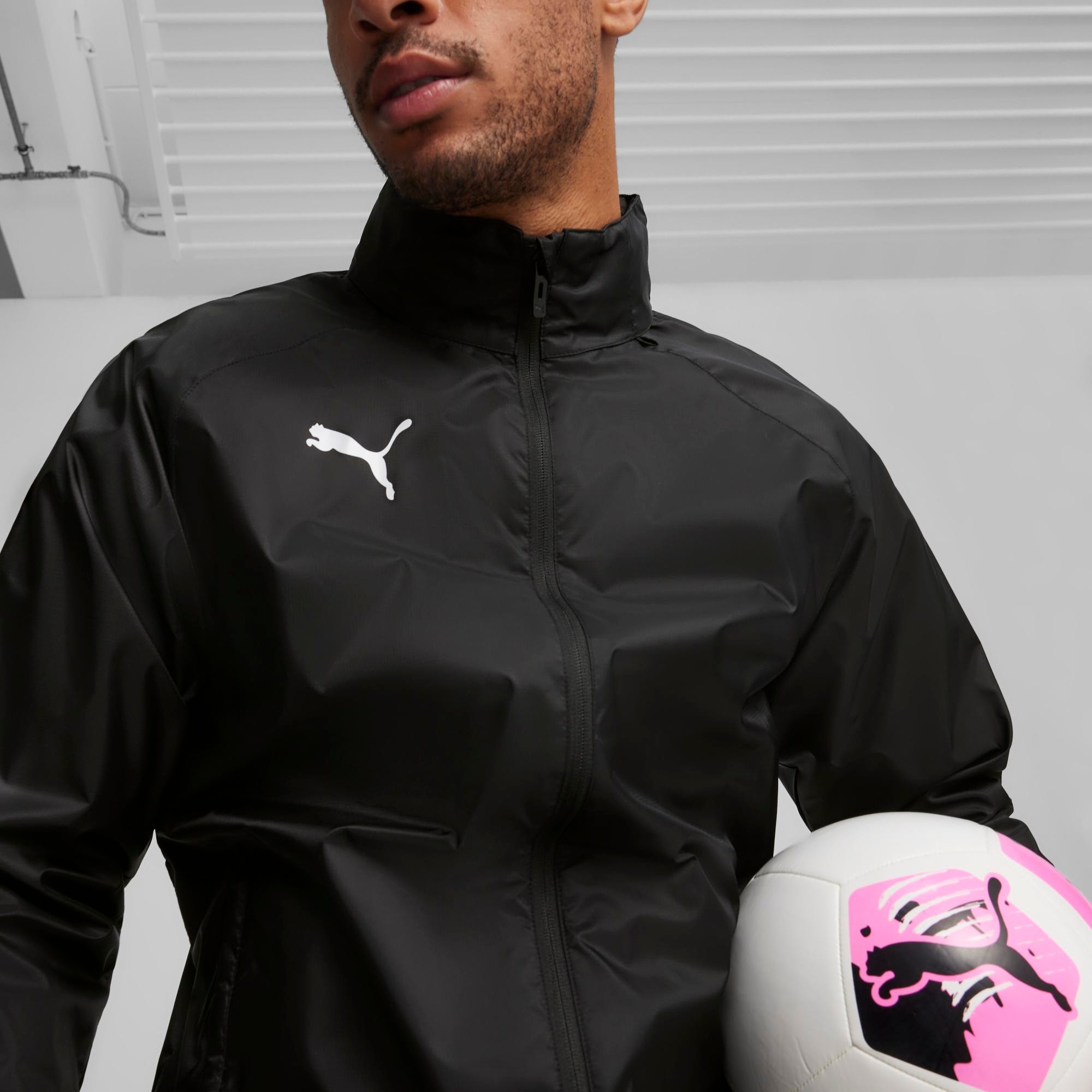 PUMA Trainingsjacke »TEAMGOAL ALL WEATHER JACKET« mit Kapuze moderne Optik, mit leistungsstarken Materialien, mit Kapuze