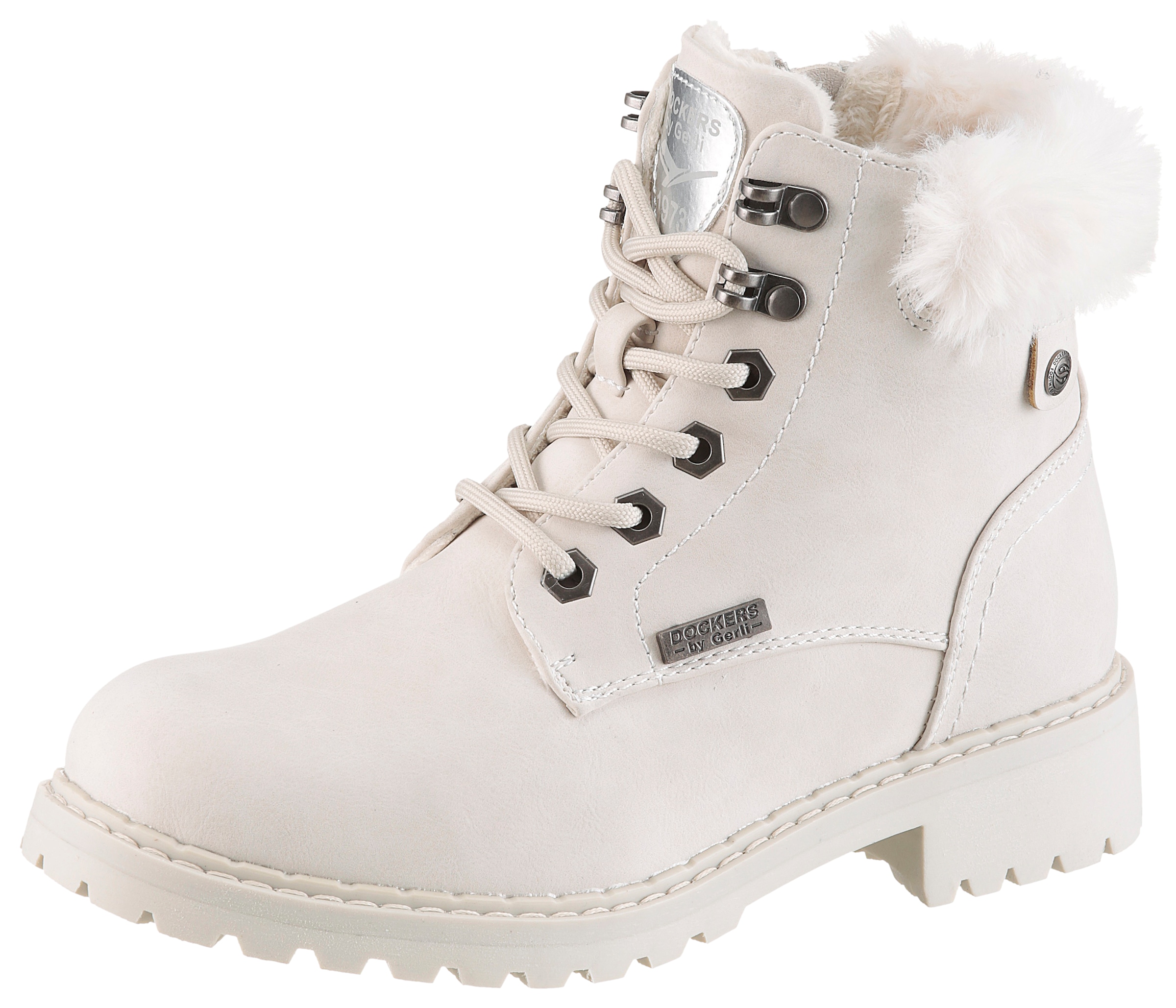 Dockers by Gerli Stiefelette Schnürboots mit Blockabsatz günstig online kaufen