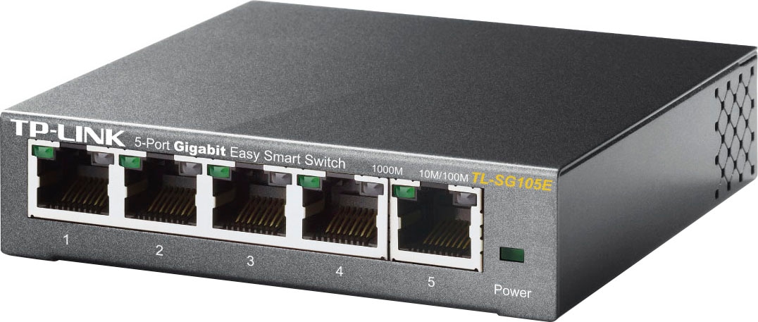 TP-Link Netzwerk-Switch »TL-SG105E 5-Port«, (1 St.)