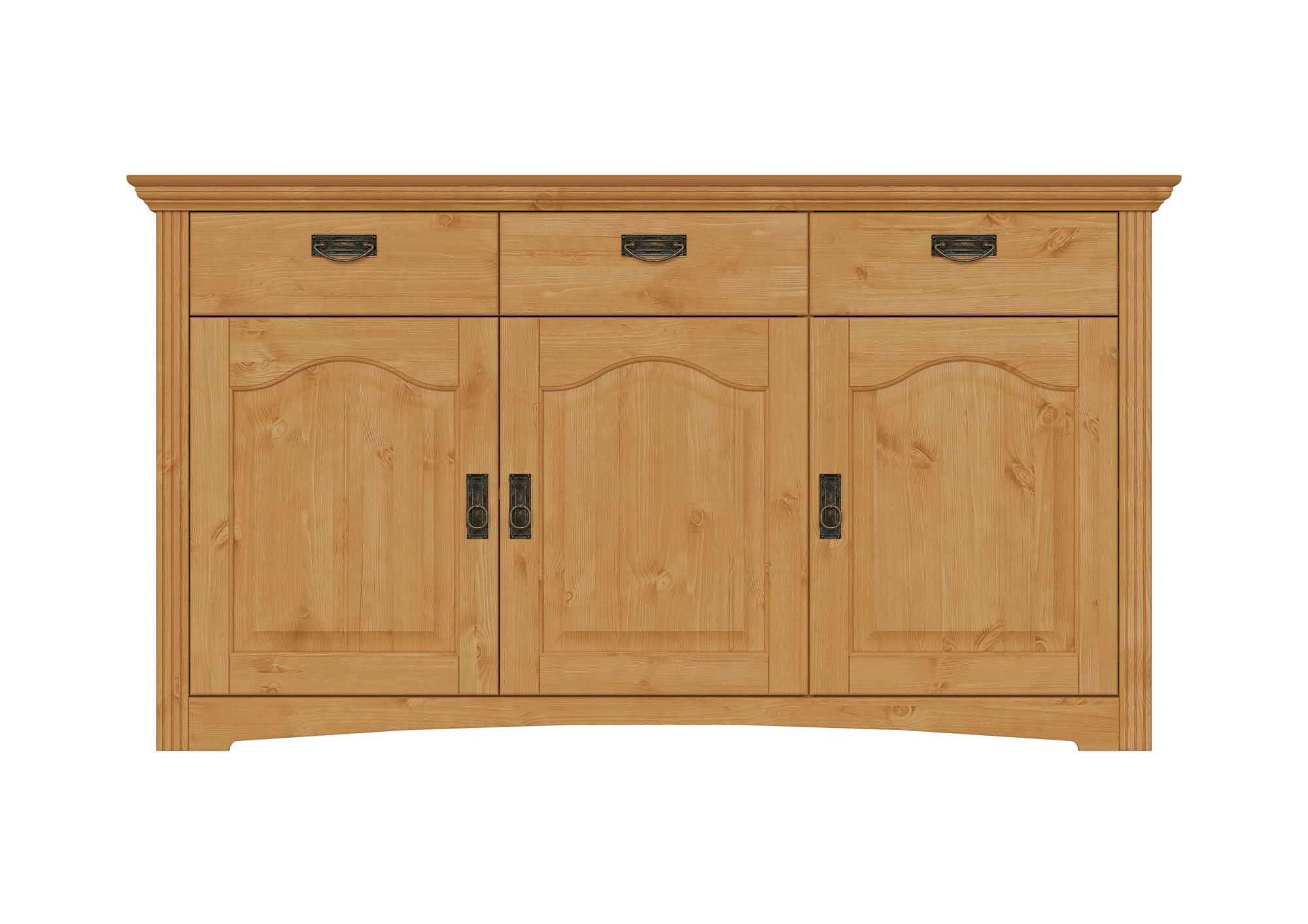 OTTO home Kommode »Konrad« aus massiver Kiefer, Breite 156 cm, mit Schubladen, FSC®