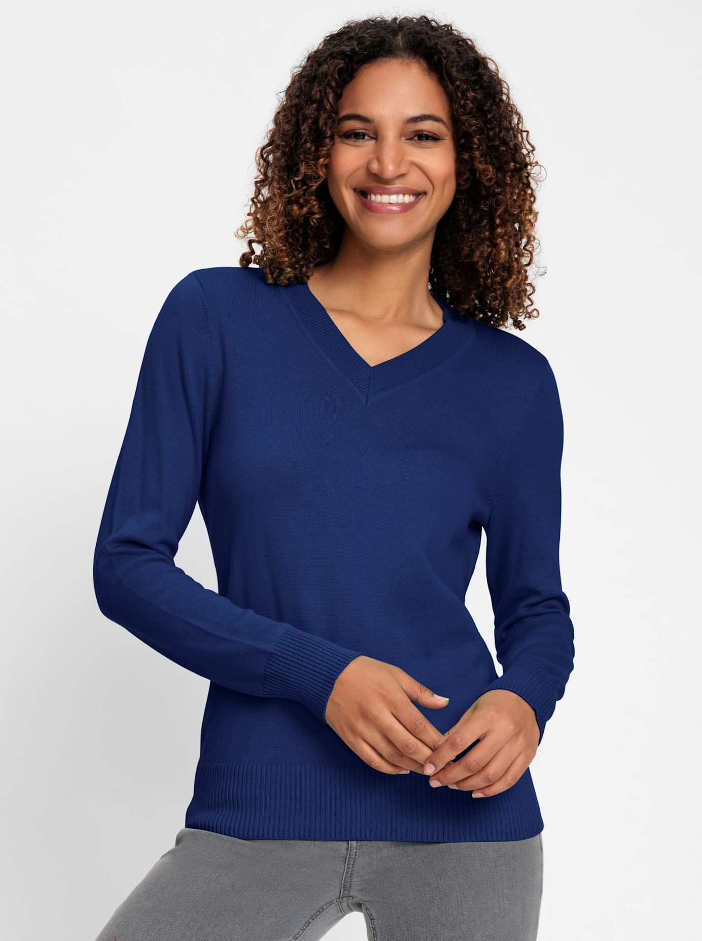 Casual Looks V-Ausschnitt-Pullover "Pullover" günstig online kaufen