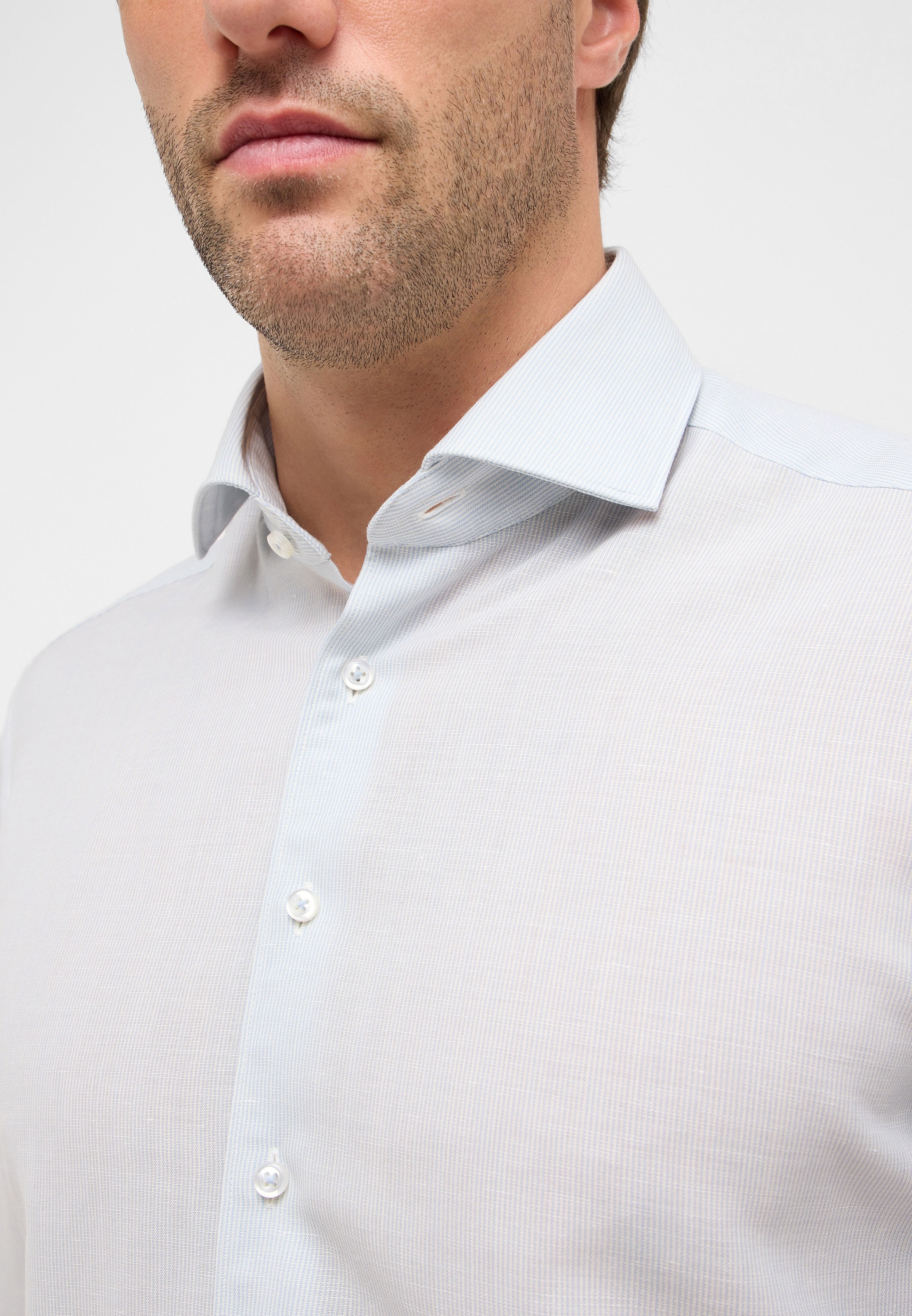 Eterna Langarmhemd »MODERN FIT« EASY IRON (bügelleicht)