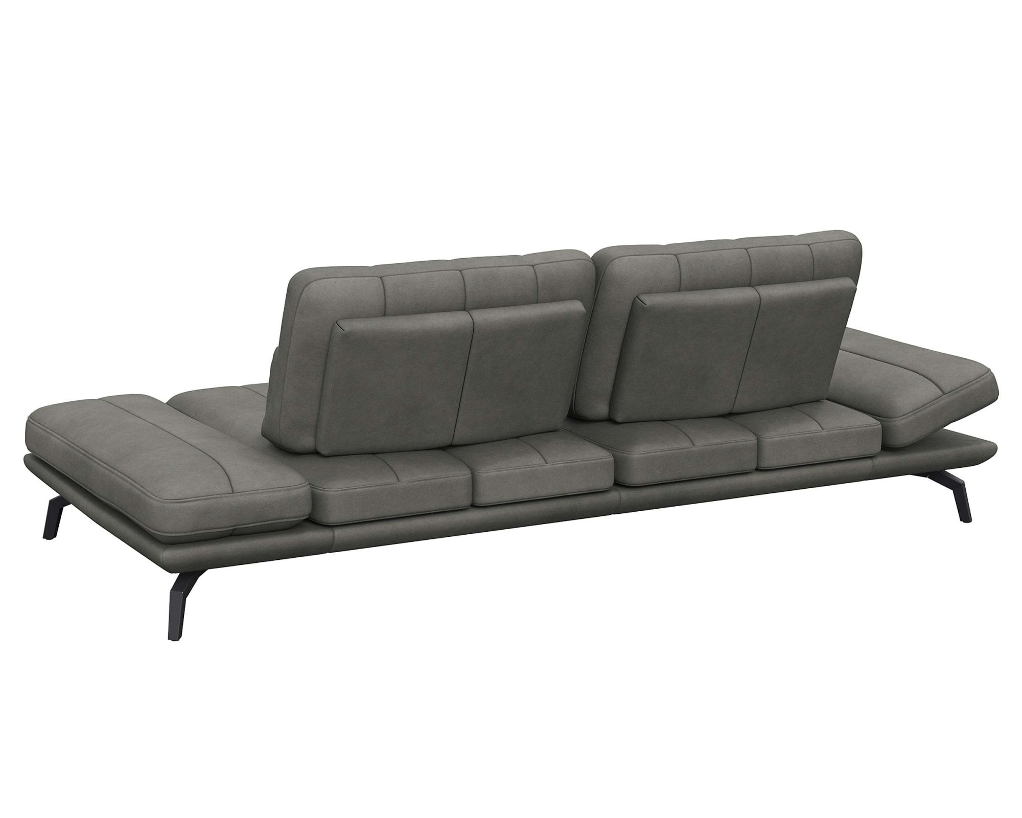 FLEXLUX 3-Sitzer »Tropea Funktionssofa, Designsofa, Relaxfunktion, TV-Couch,«, mit Armteilverstellung sowie Sitztiefenverstellung, Breite 252 cm