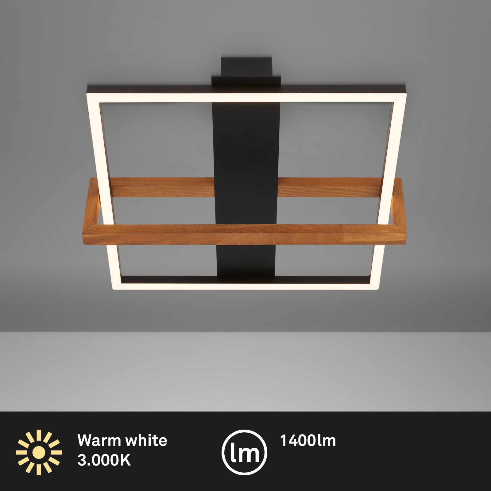 Briloner Leuchten Deckenleuchte »Deckenleuchte NESTED«