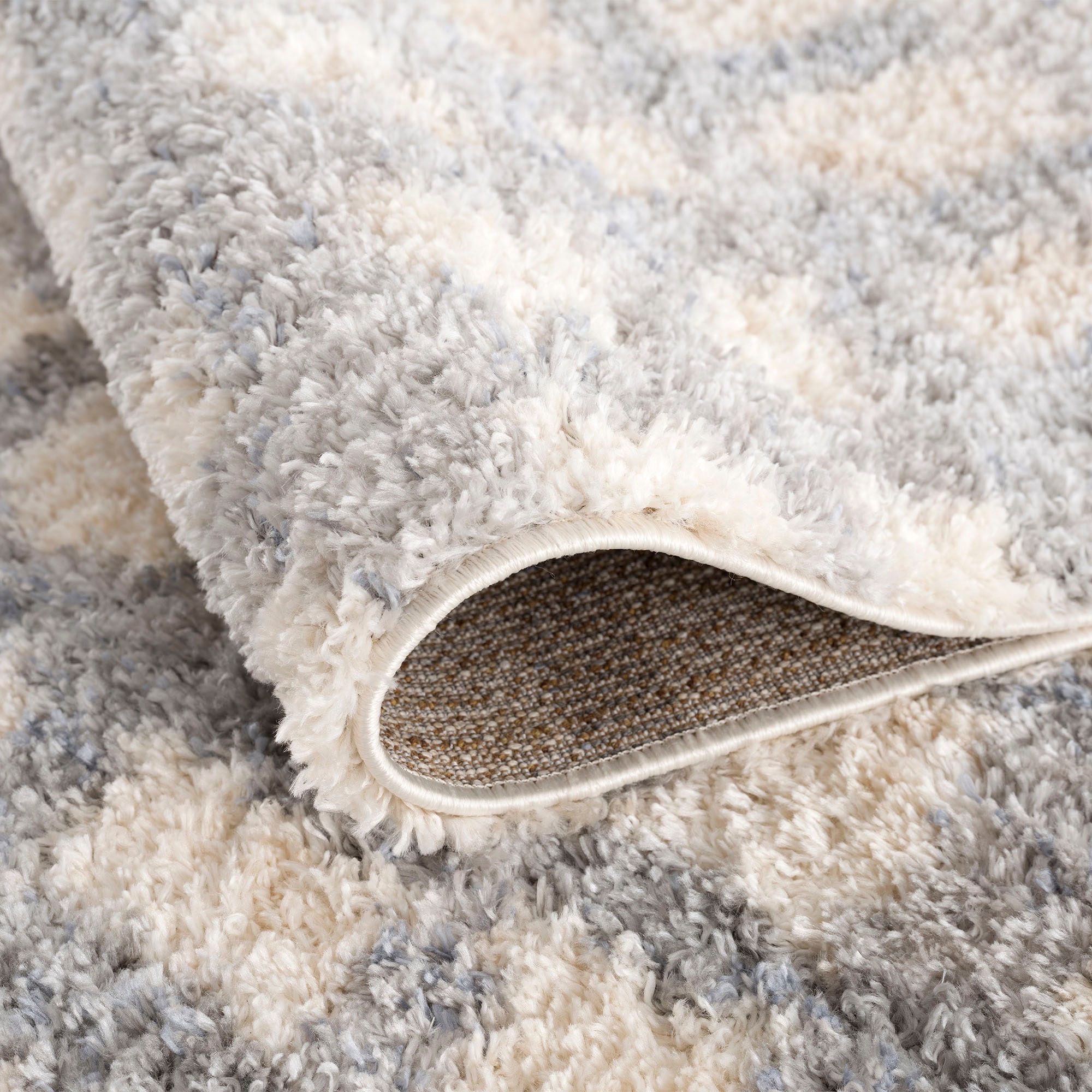 Sanat Hochflor-Teppich »Versay 1504«, rechteckig, 45 mm Höhe, Wohnzimmer, Langflor, Shaggy Teppich