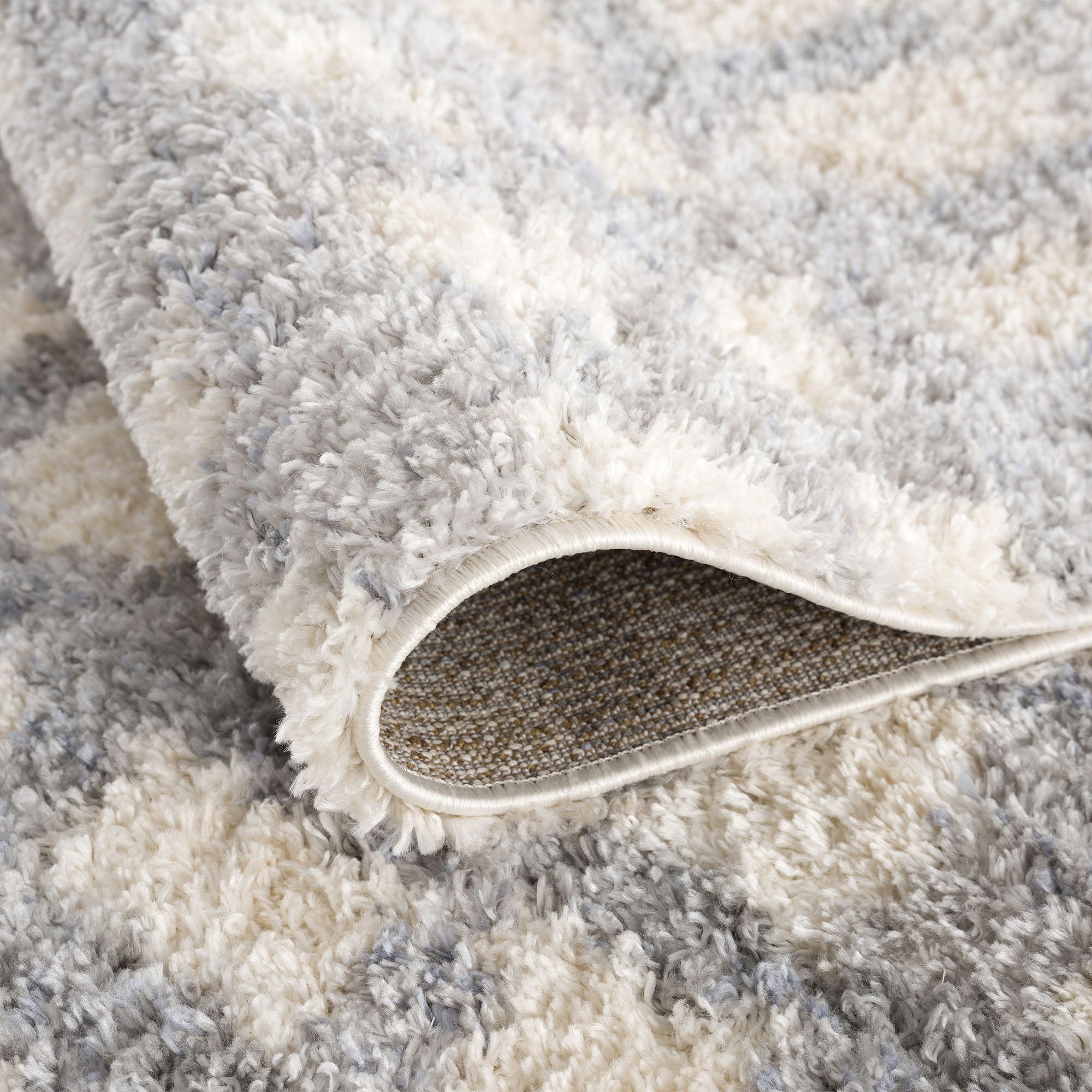 Thumbnail - Sanat Hochflor-Teppich "Versay 1504" rechteckig 45 mm Höhe Wohnzimmer, Langflor, Shaggy Teppich