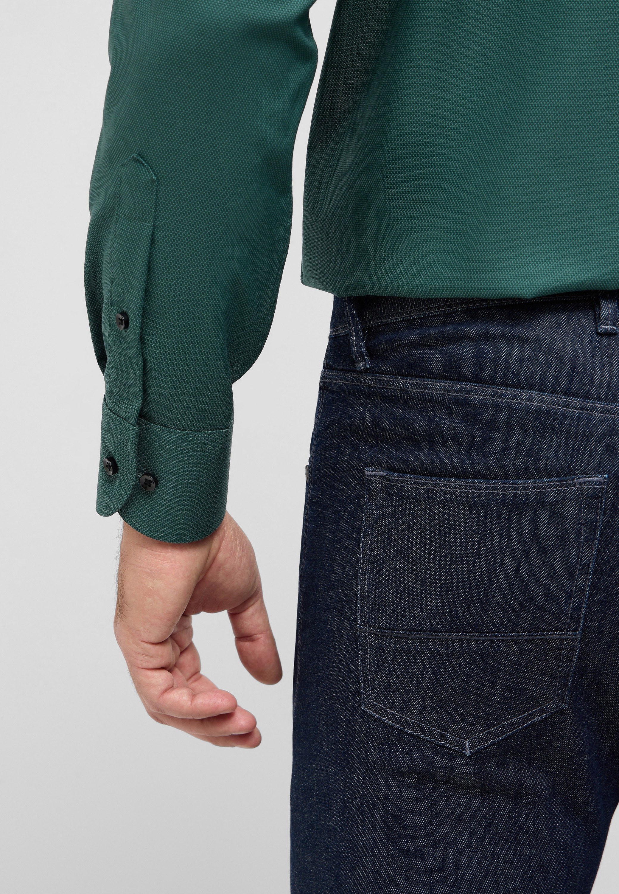 Thumbnail - Eterna Langarmhemd "COMFORT FIT" NON IRON (bügelfrei)