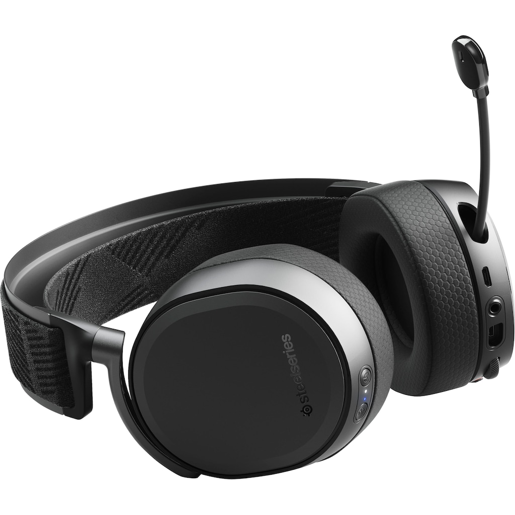 SteelSeries Gaming-Headset »Bundle Arctis Pro Wireless + QcK Large Cyberpunk Edition«