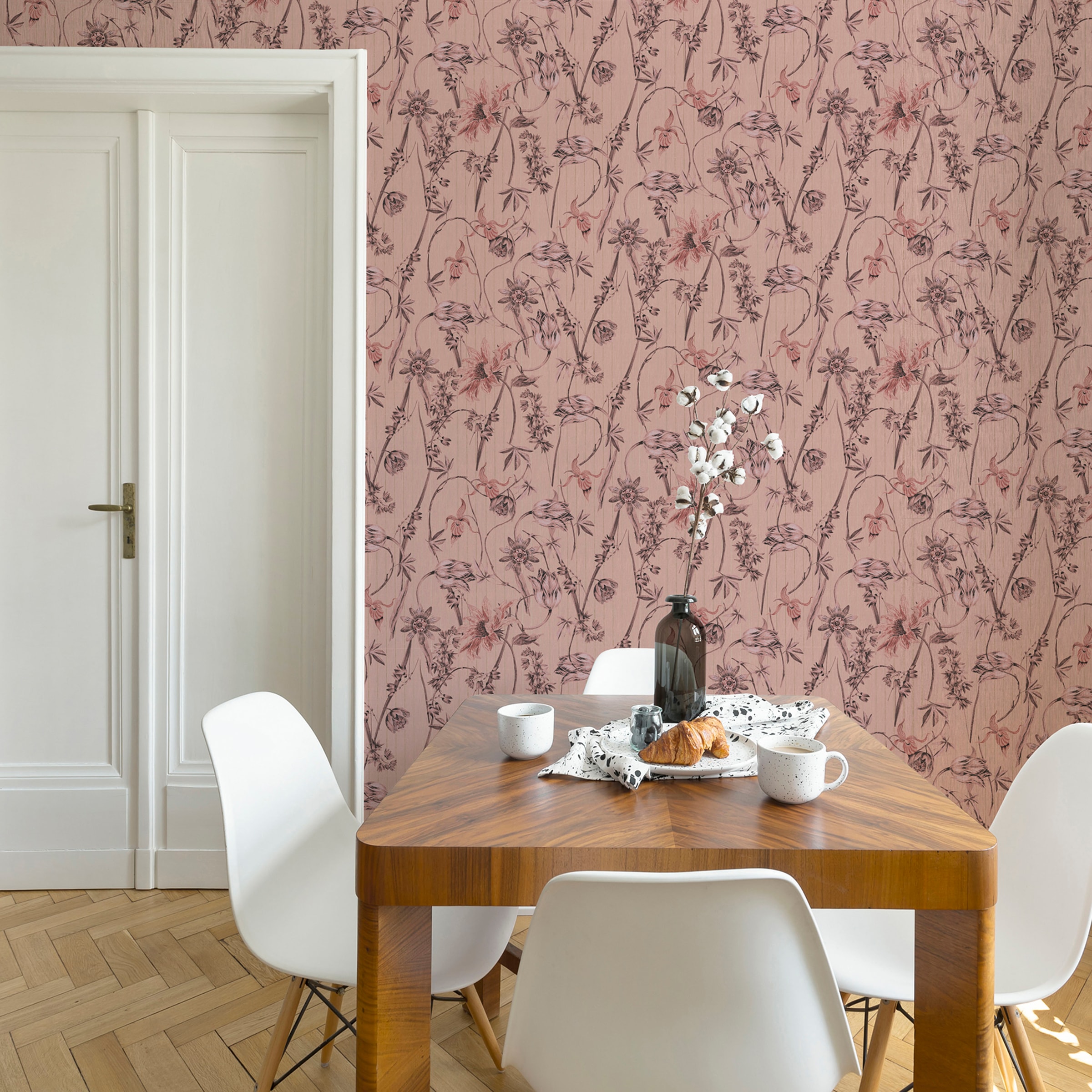Superfresco Easy Vliestapete »Nadine Old Pink Rosa«, geblümt, geblümt