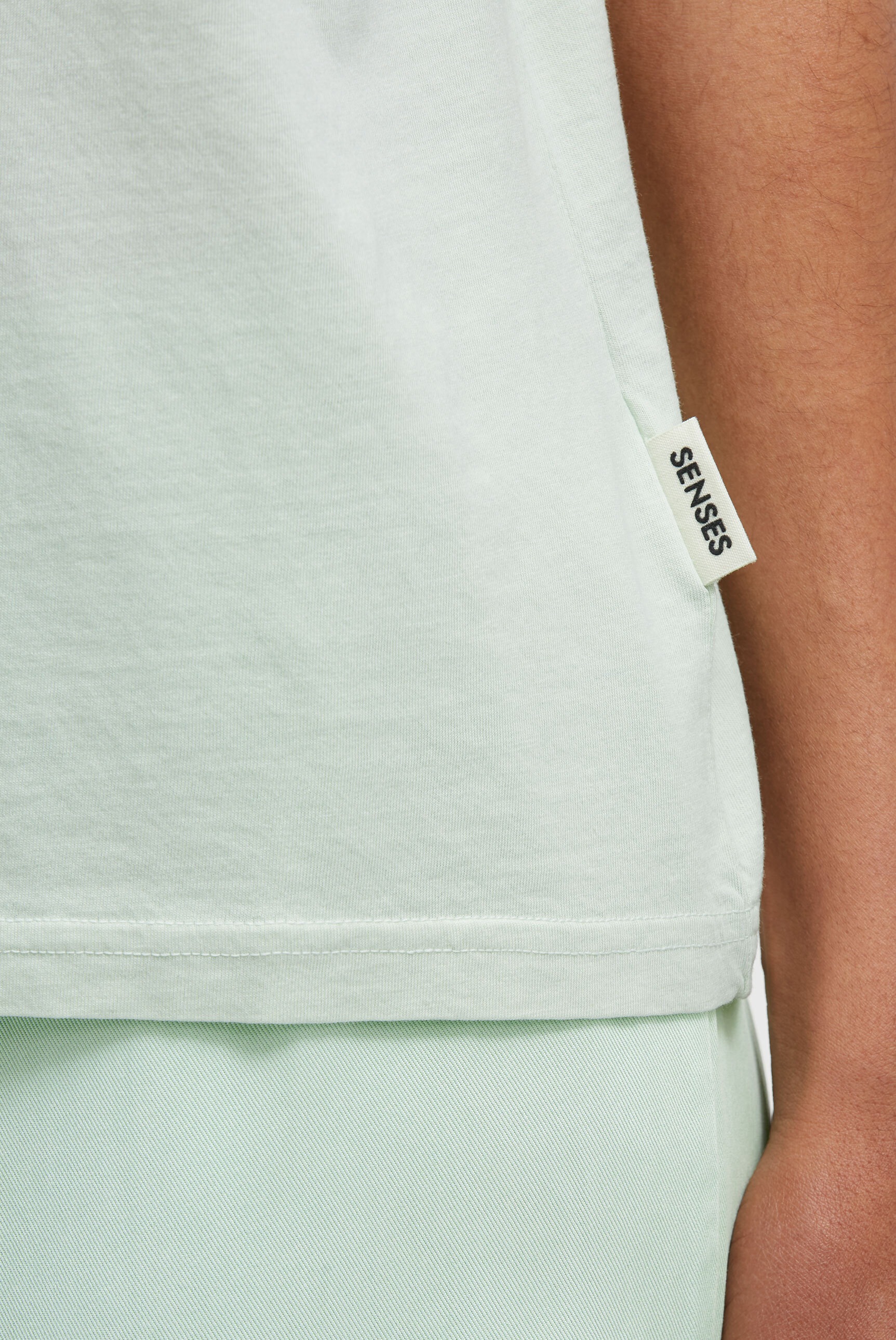 SENSES.THE LABEL Rundhalsshirt aus Baumwolle