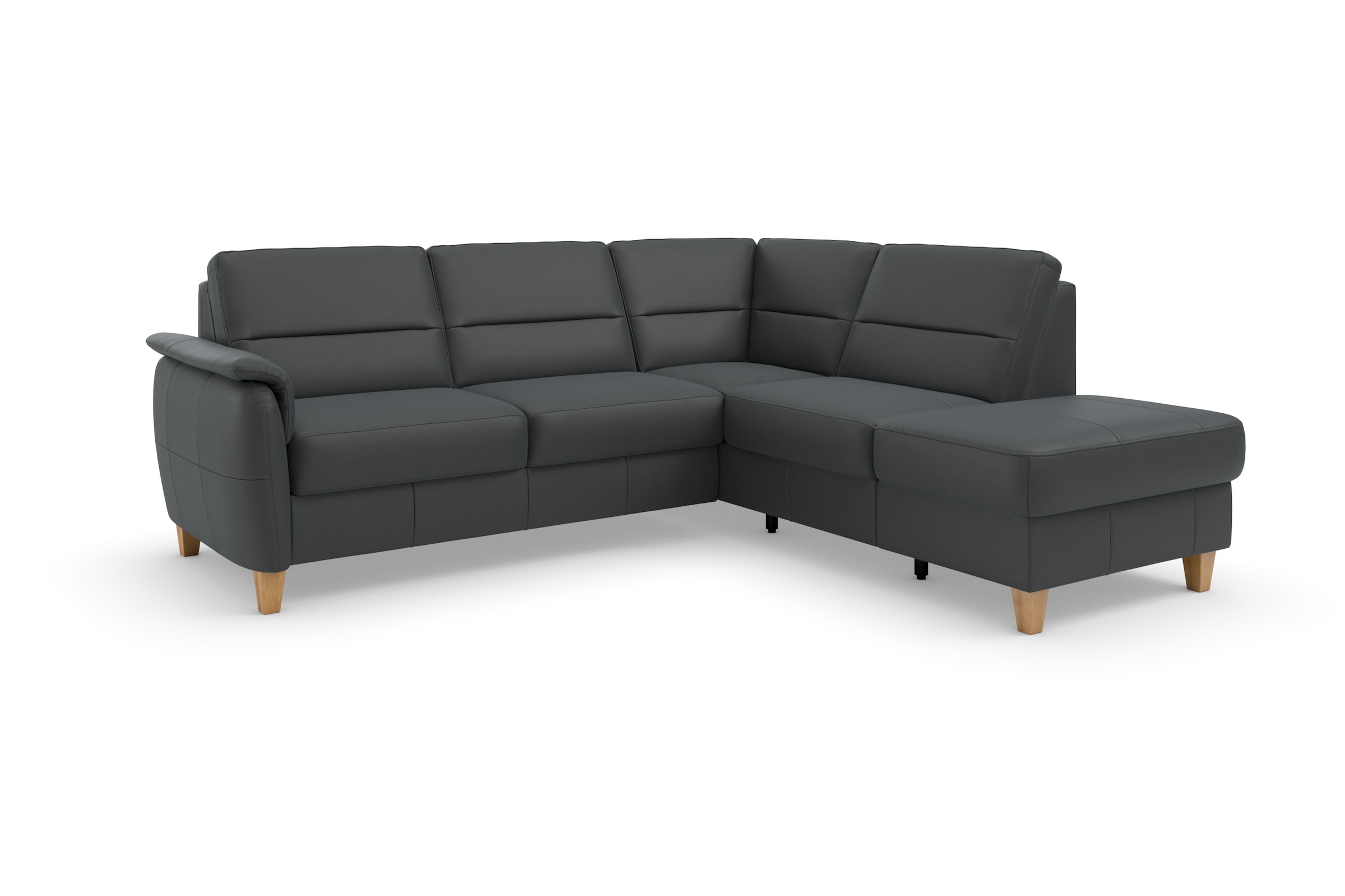 Home affaire Ecksofa »Palmera L-Form«, Federkern, wahlweise mit Bettfunktion und mit/ohne Stauraum