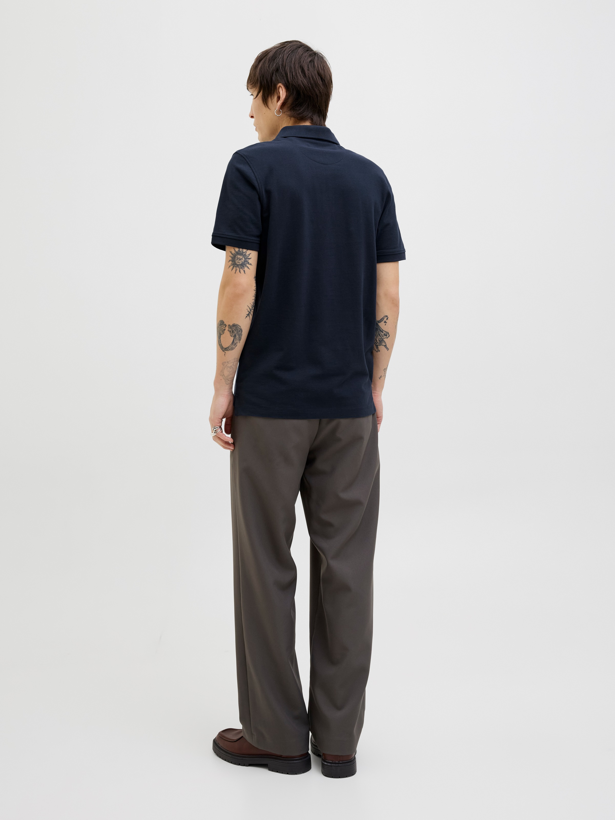 Jack & Jones Poloshirt »JJEPAULOS POLO SS NOOS« Baumwolle, slim fit