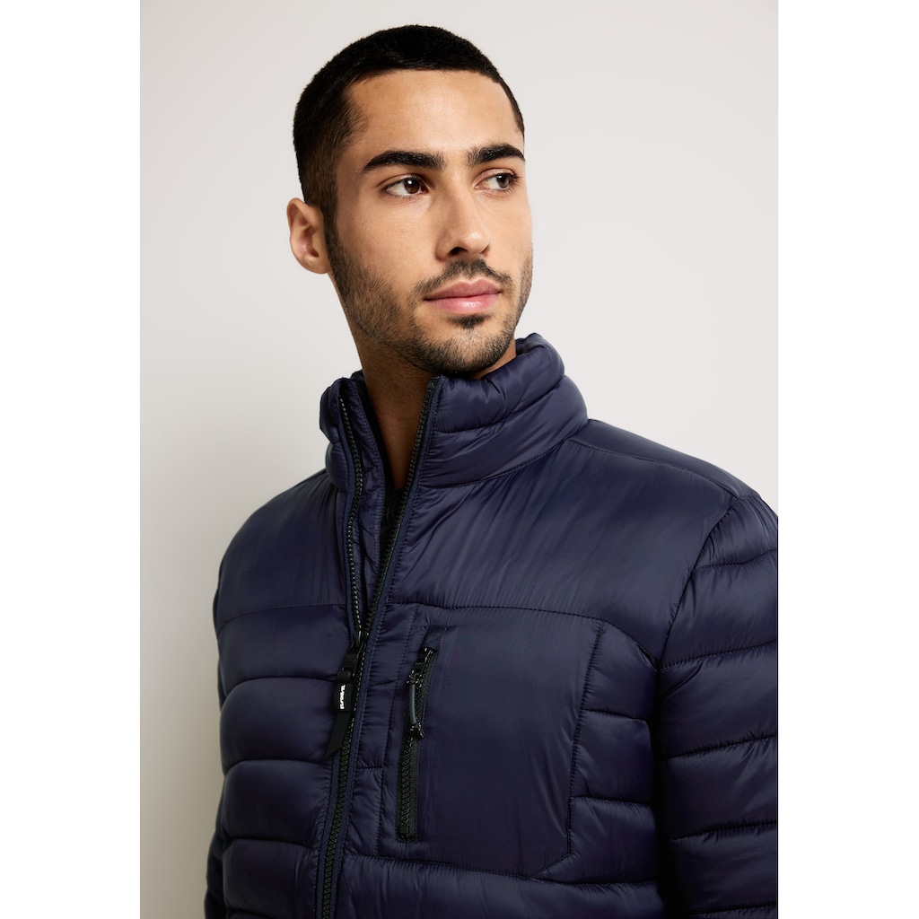 STREET ONE MEN Steppjacke, ohne Kapuze, mit Brusttasche