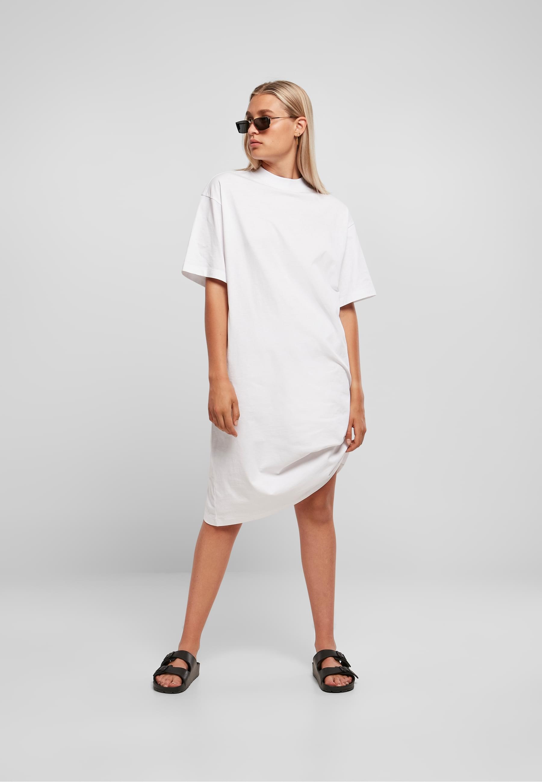 URBAN CLASSICS Shirtkleid »Urban Classics Damen Ladies Organic Long Oversized Tee Dress«, (1 tlg.)