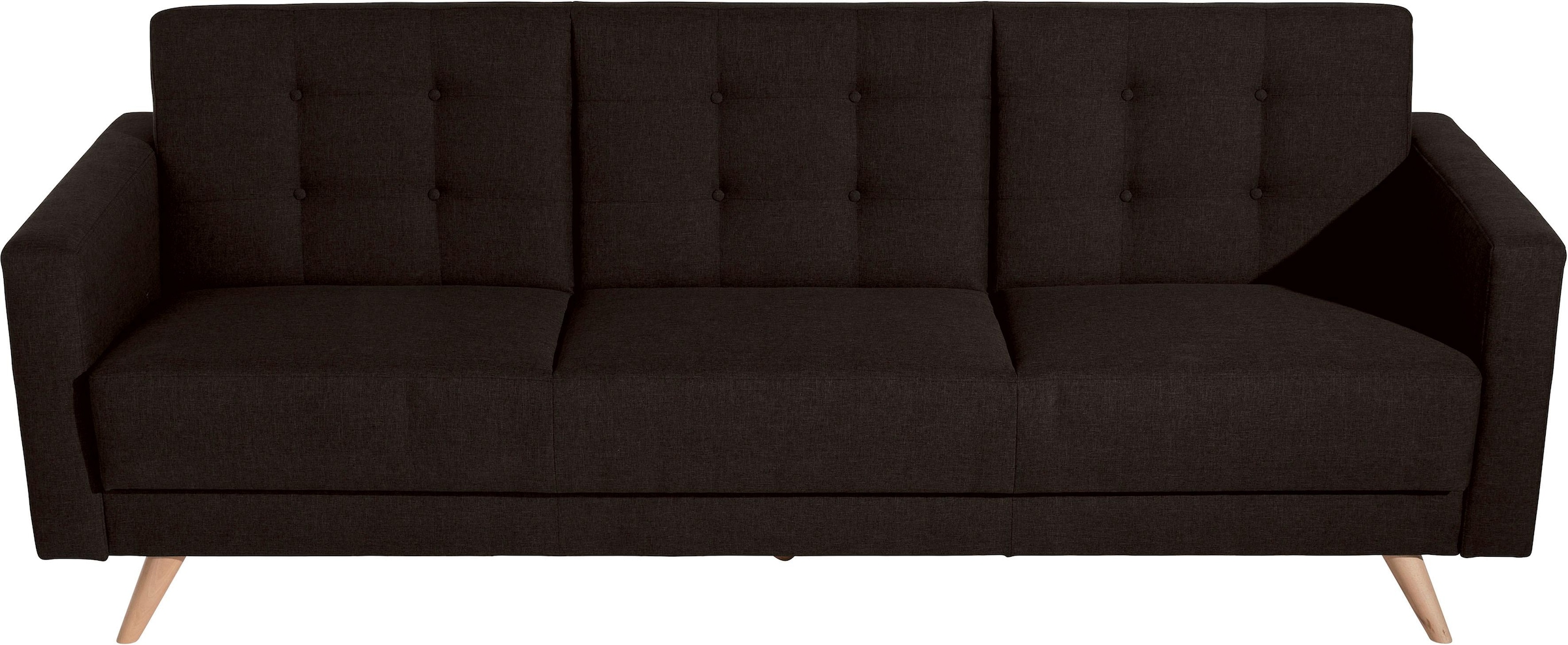 Max Winzer® 3-Sitzer »Julius Kippcouch mit komfortablem Federkern, klassisch und modern«, Schlafsofa, inklusive Bettfunktion & Bettkasten, Breite 224 cm