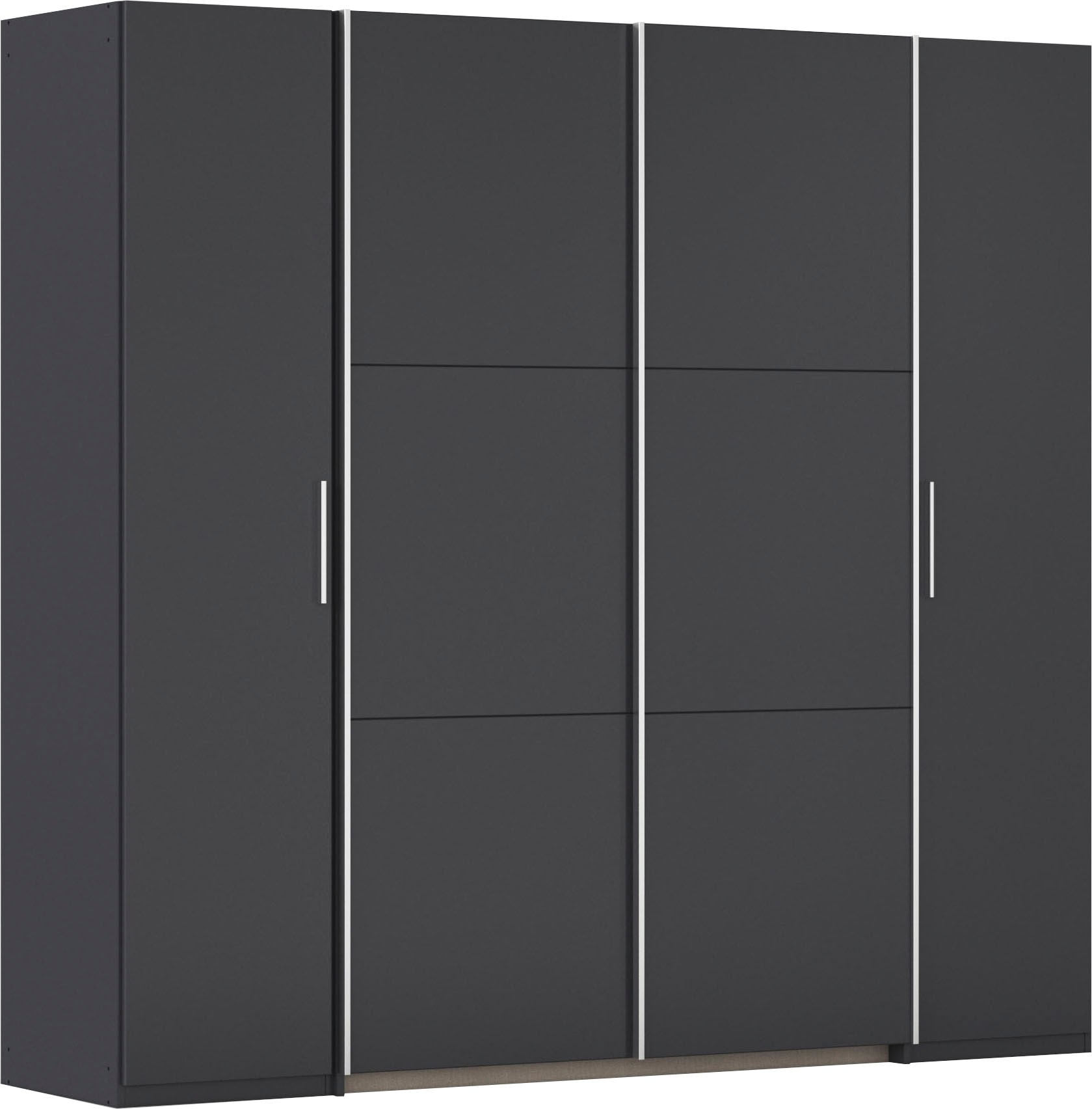 rauch Schwebetürenschrank "Kleiderschrank Drehtürenschrank Schrank Garderobe KRONACH" in 3 Ausstattungen BASIC/CLASSIC/PREMIUM, Breiten 225/268/311/354 cm, mit Dreh- und Schwebetüren und vielen Einlegeböden MADE IN GERMANY