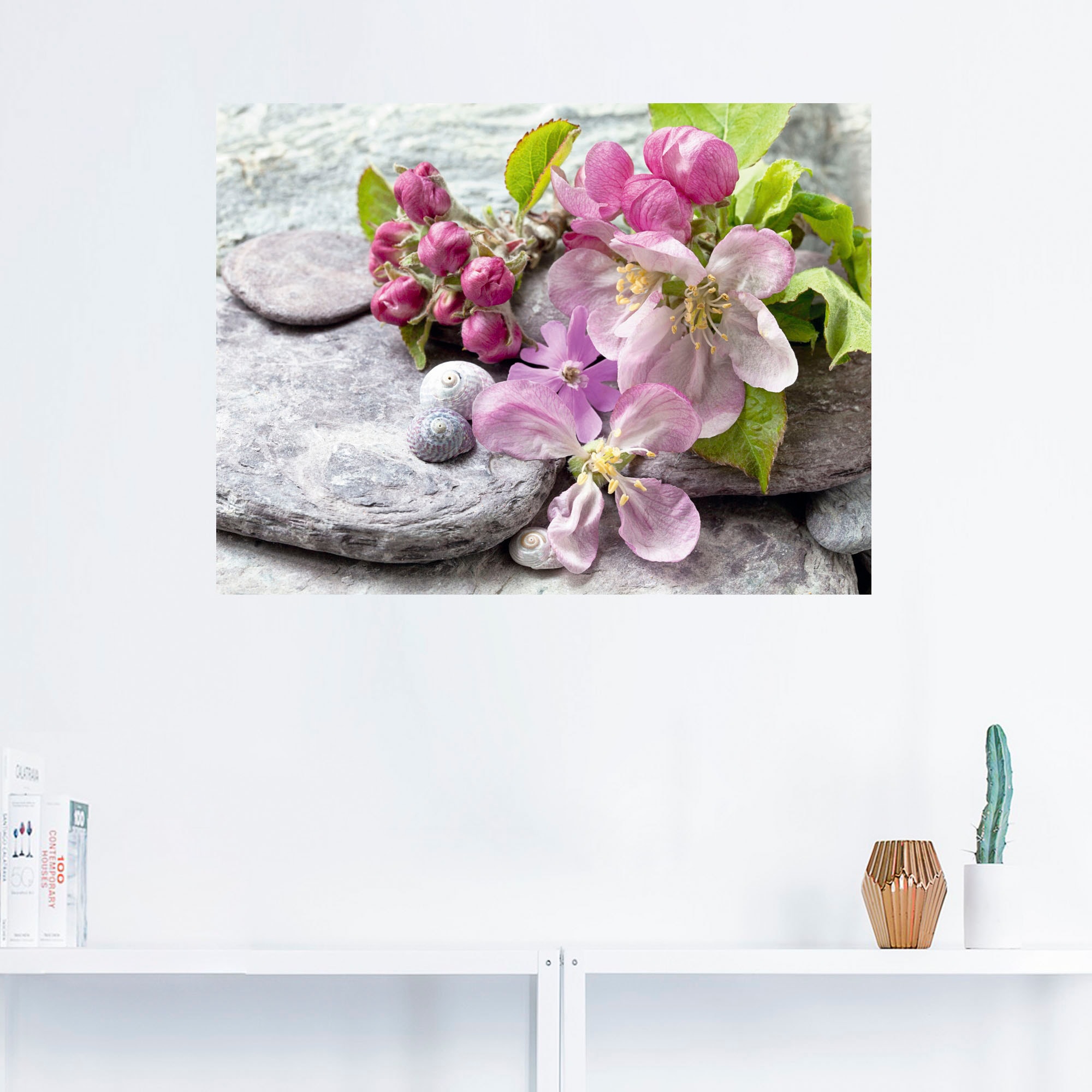 Artland Wandbild »Apfelblüten«, Blumen, (1 St.), als Leinwandbild, Poster, Wandaufkleber in verschied. Größen