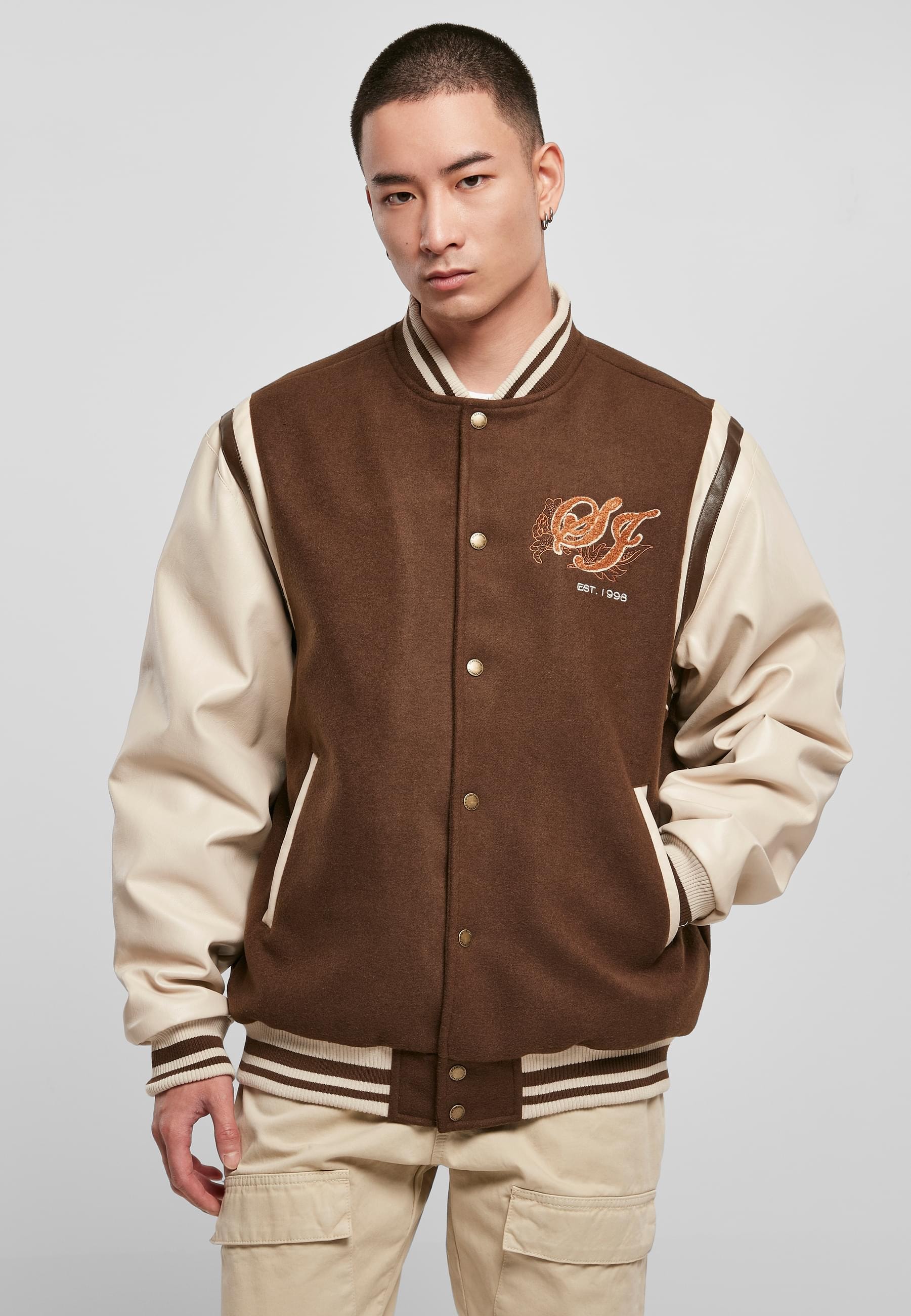 Sean John Allwetterjacke »Sean John Herren SJ Vintage Collegejacket«, (1 St.), ohne Kapuze