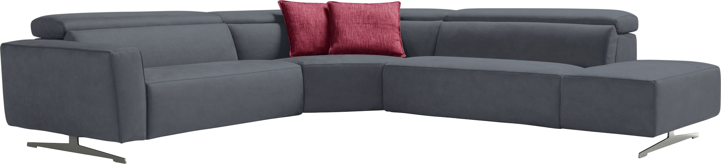 Egoitaliano Ecksofa "Stefanie-e, Designsofa der Extraklasse, bequem mit hoh günstig online kaufen