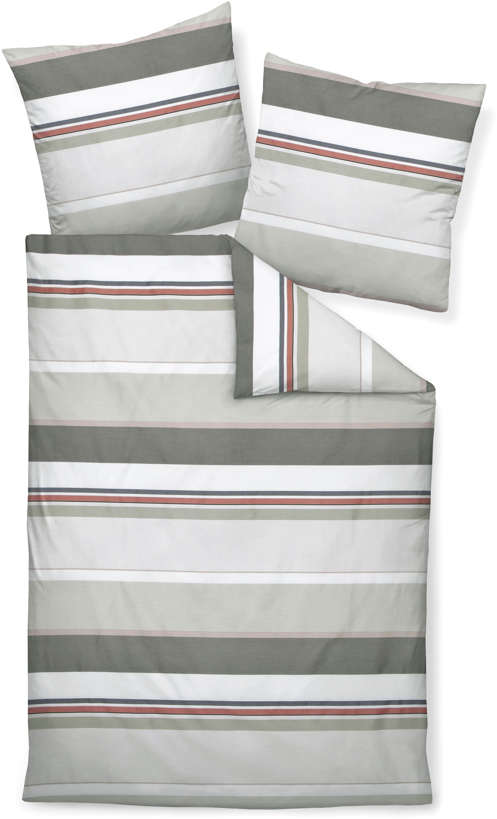 Janine Bettwäsche "Mako-Satin87090 06" mit Reißverschluss günstig online kaufen