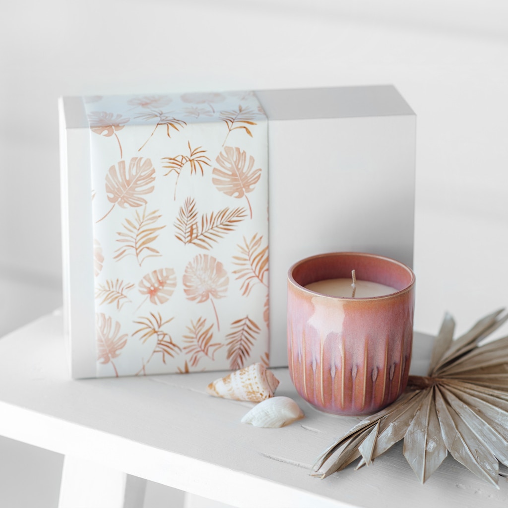 like. by Villeroy & Boch Duftkerze »Duftkerzen Sunkissed Perlemor Home Coral ø 8,5 x 9 cm 6er Set rosa«
