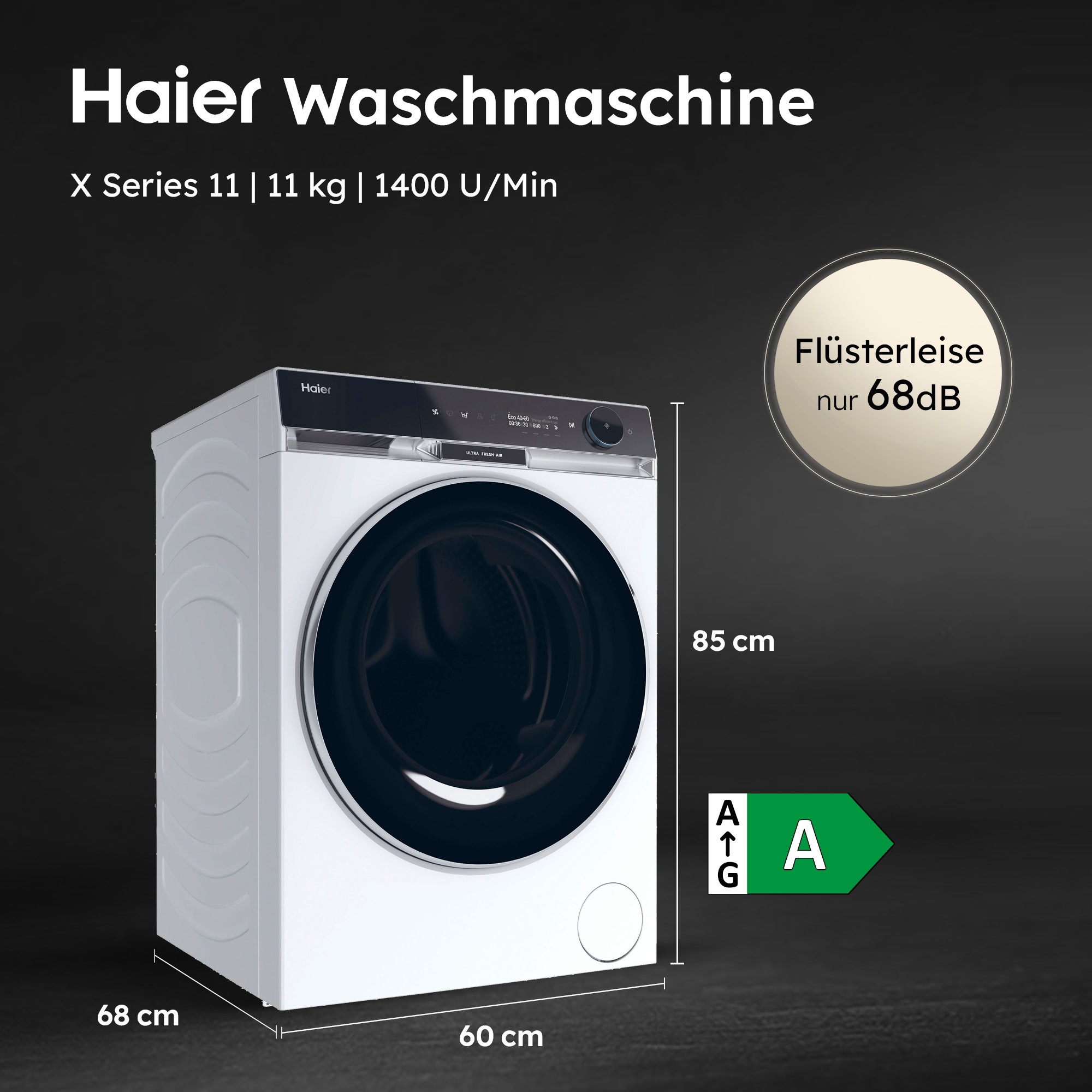 Haier Waschmaschine X SERIE 11 "HW110-BD14397U1" 11 kg 1400 U/min UltraFres günstig online kaufen