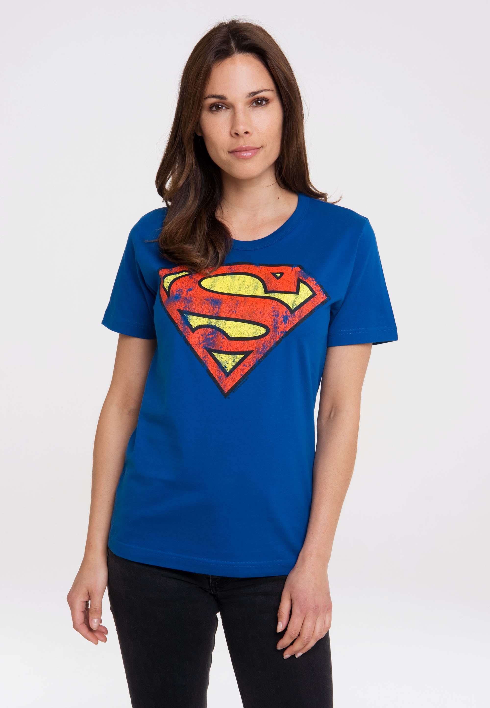 | – »DC Superman«, T-Shirt Comics lizenziertem kaufen mit Print LOGOSHIRT BAUR