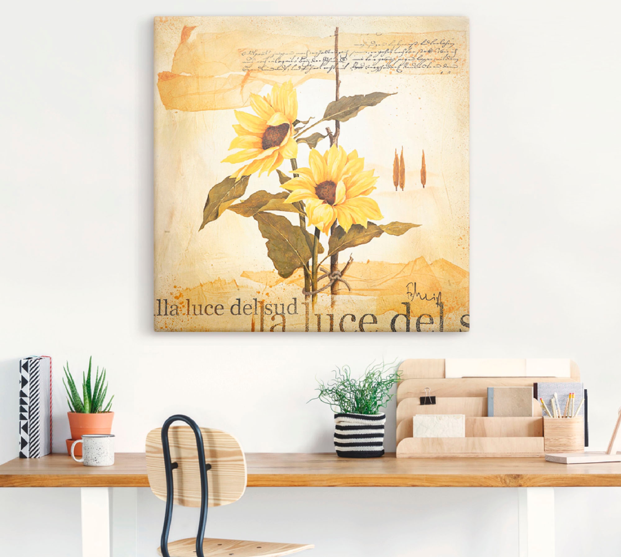 Größen oder Wandaufkleber Artland | Südens«, des Wandbild kaufen Poster als »Licht (1 in versch. St.), Blumen, BAUR Leinwandbild,