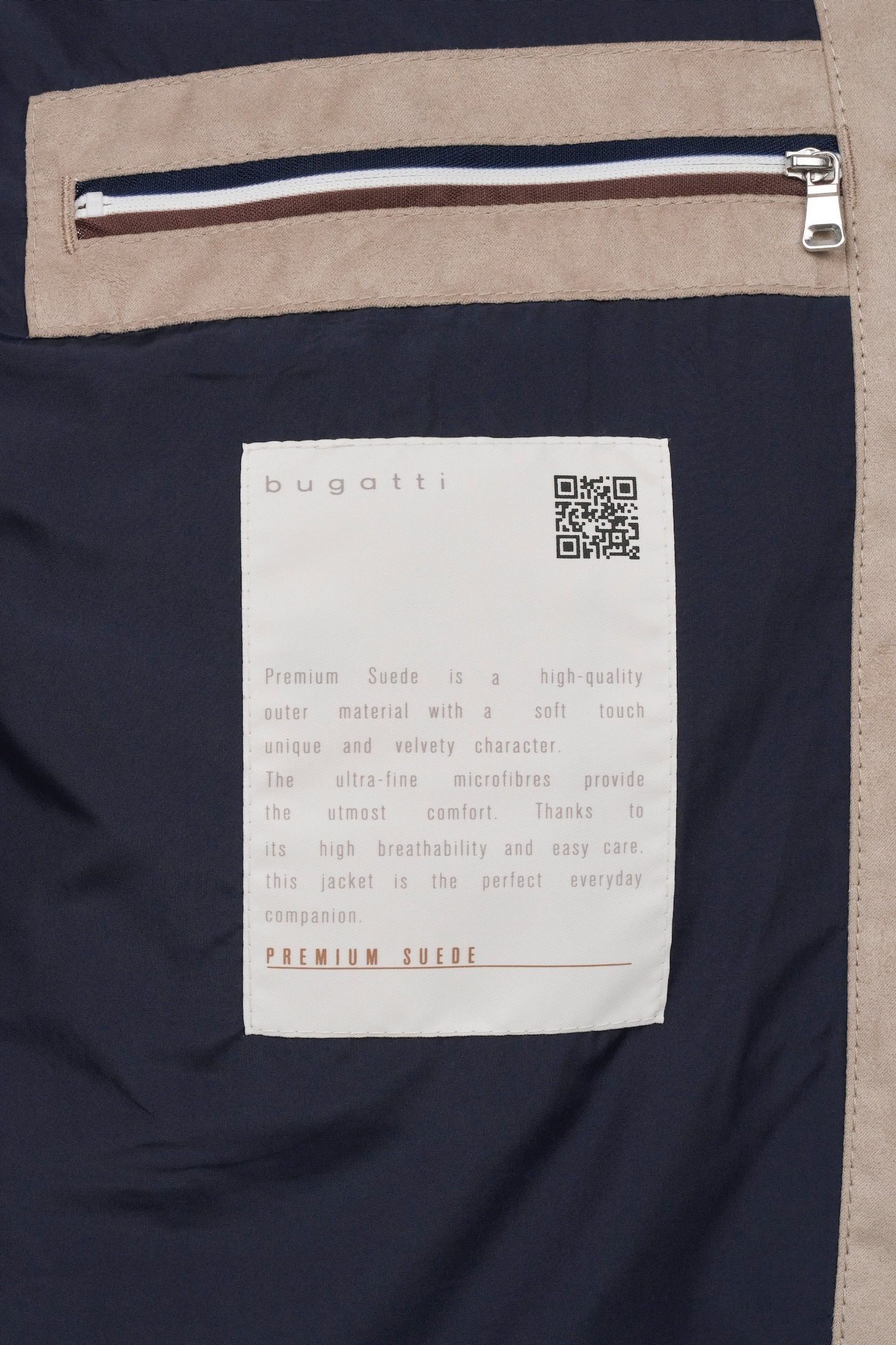 bugatti Blouson, ohne Kapuze, aus hochwertigem Material