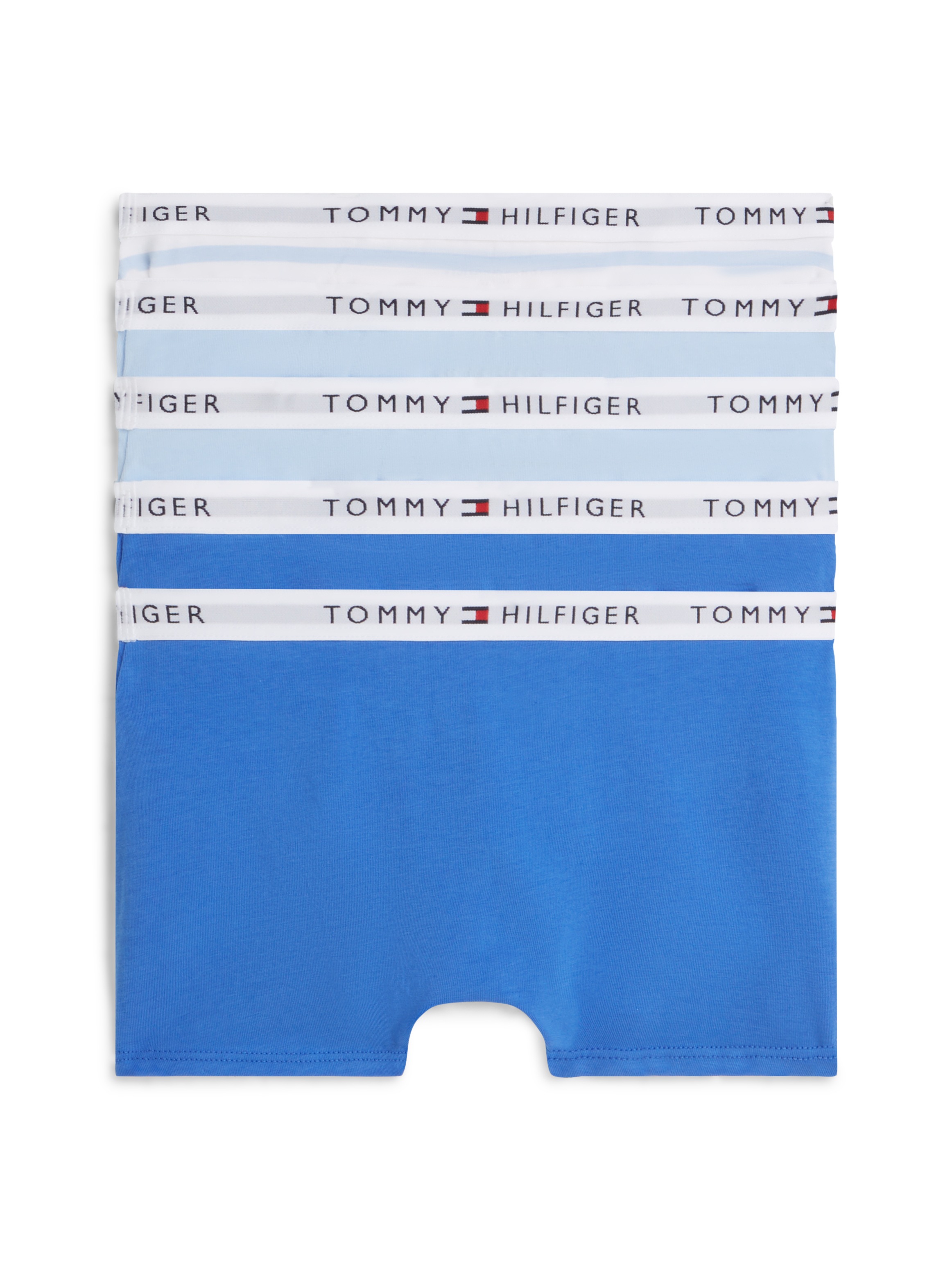 Tommy Hilfiger Underwear Trunk »5 PK TRUNK PRINT« mit Logo-Taillenbund, körpernahe Form