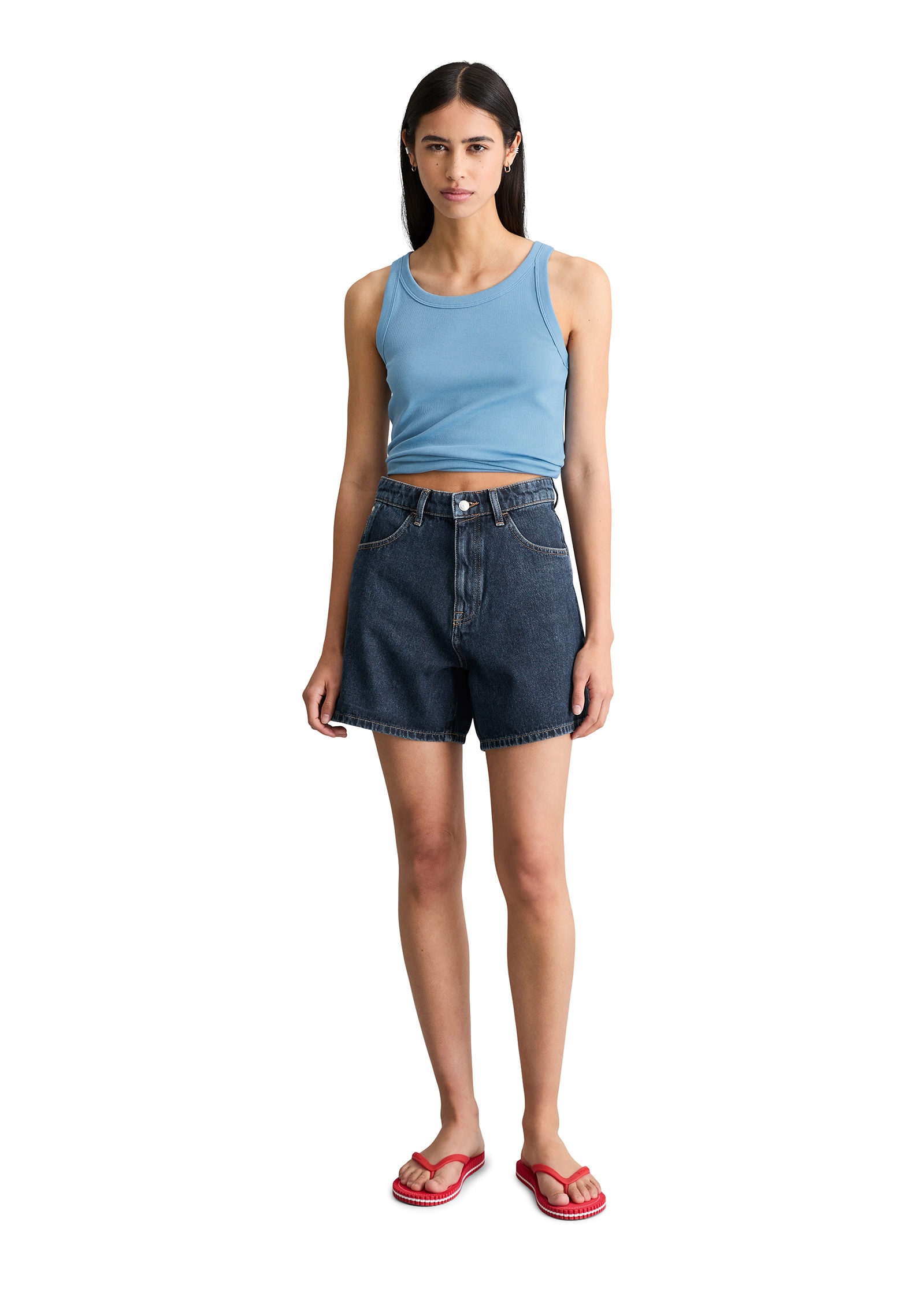 Marc O'Polo DENIM T-Shirt »aus Bio-Baumwoll-Stretchjersey«