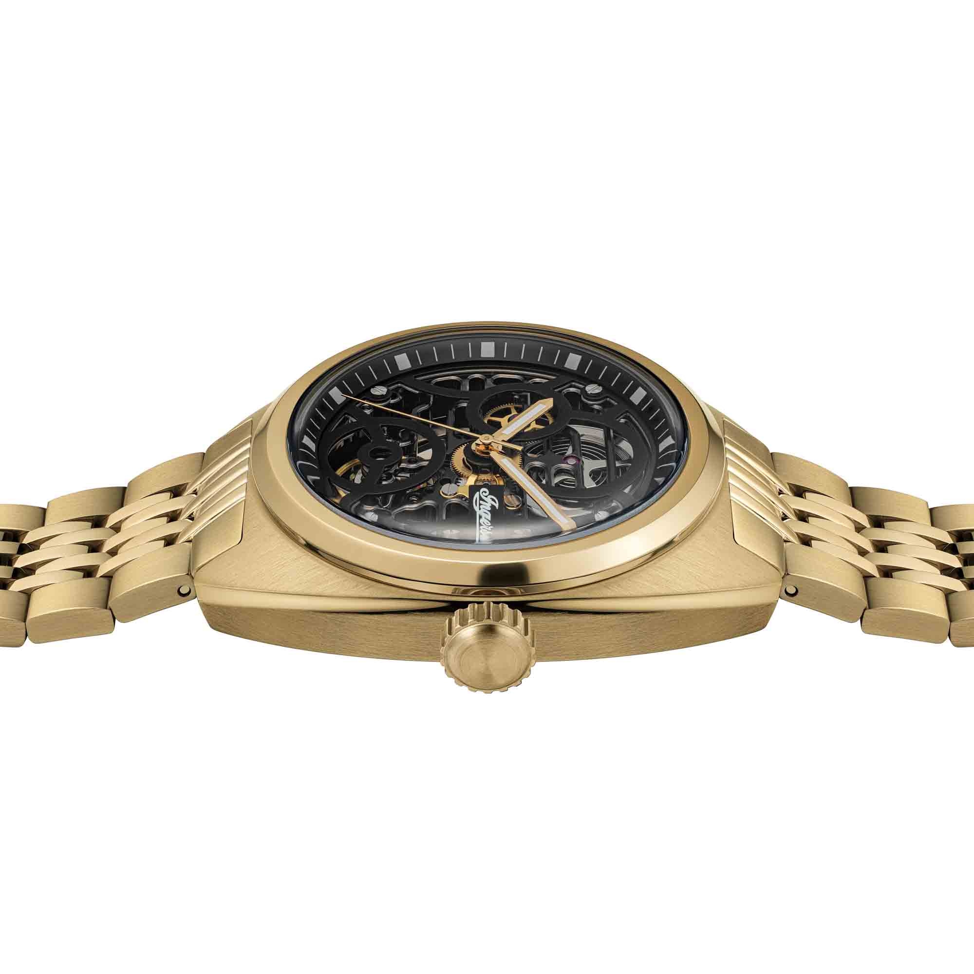 Ingersoll Automatikuhr »The Wrangler« Armbanduhr, Herrenuhr, Mechanische Uhr, Edelstahlarmband, analog