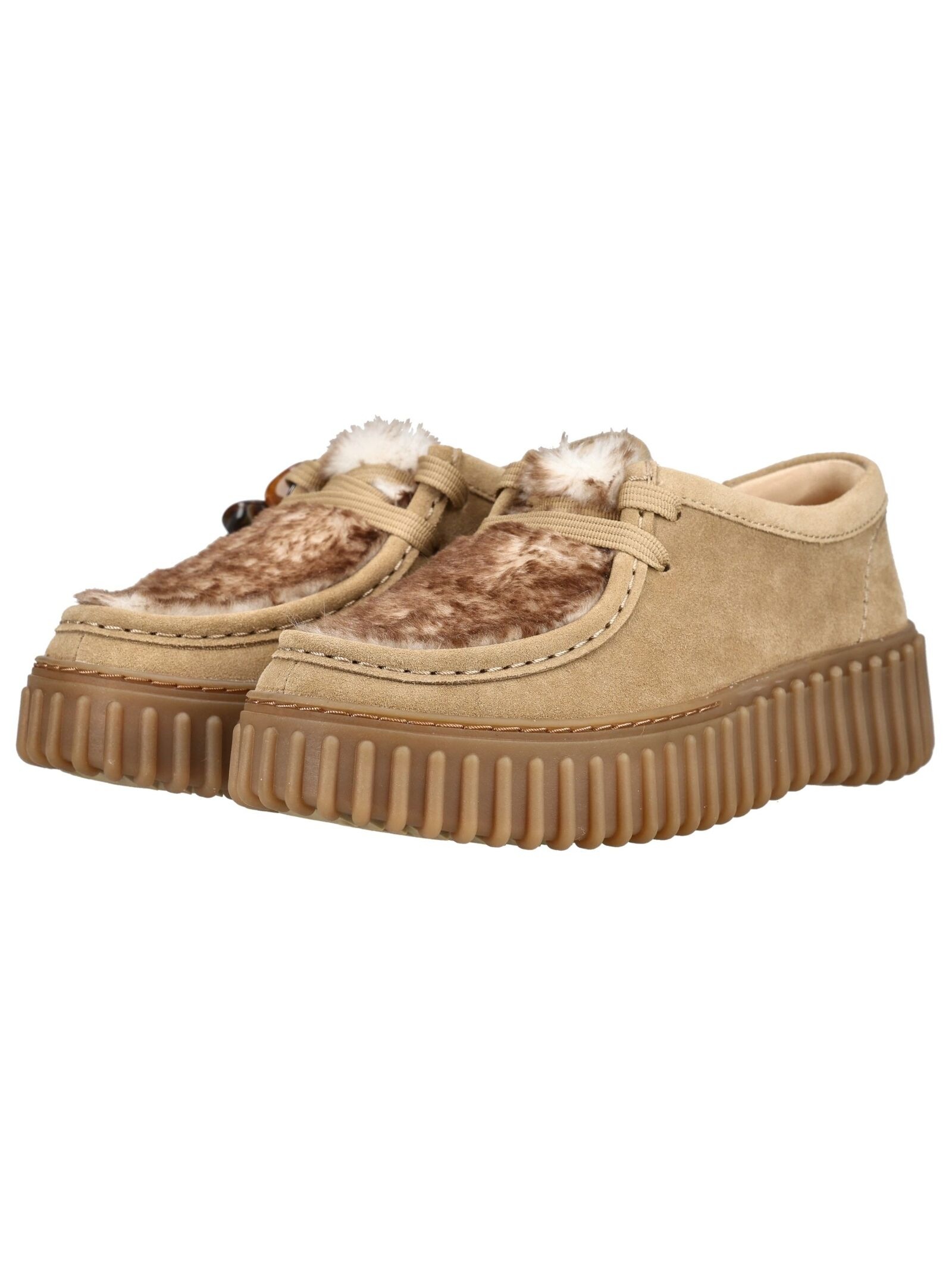 Clarks Schnürschuh »Clarks Halbschuhe Veloursleder«
