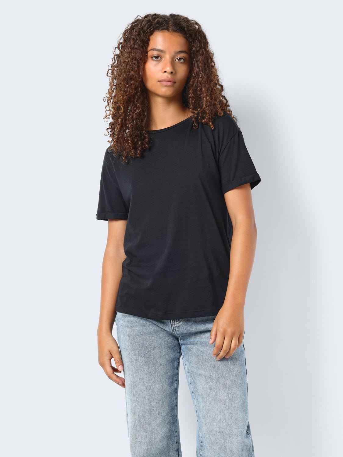 Noisy may Kurzarmshirt "NMBRANDY S/S TOP NOOS" Baumwolle, regular fit günstig online kaufen