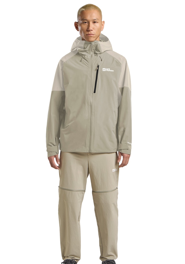 Jack Wolfskin Funktionsjacke »EAGLE PEAK 2L JKT M«, mit Kapuze