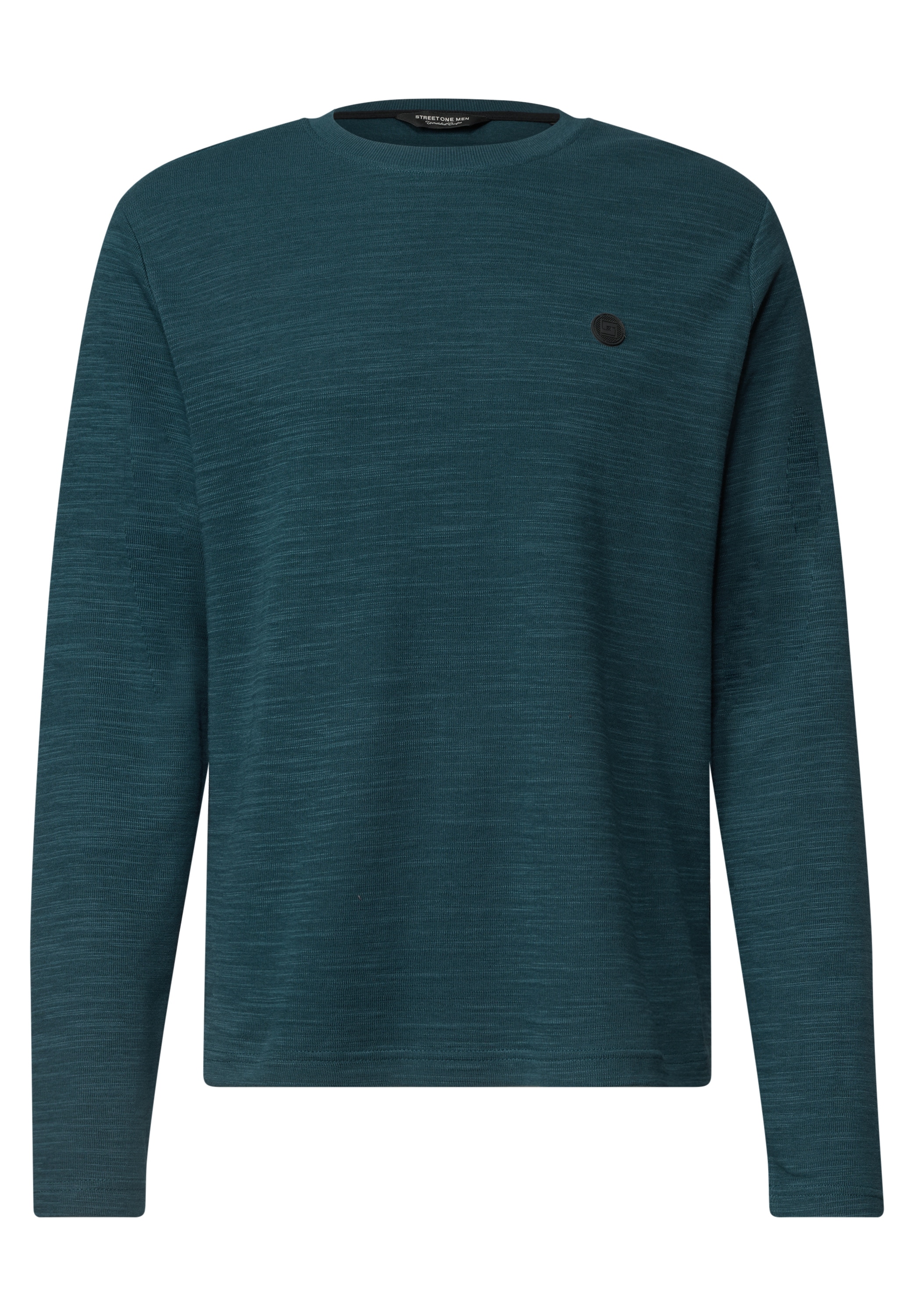 STREET ONE MEN Langarmshirt im soften Baumwoll-Mix