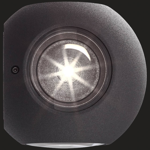 AEG LED Außen-Wandleuchte »Gus«, 4 flammig-flammig, Ø 10 cm, 4 x 3 W, 720  lm, IP54, Alu-Druckguss/Glas, anthrazit | BAUR