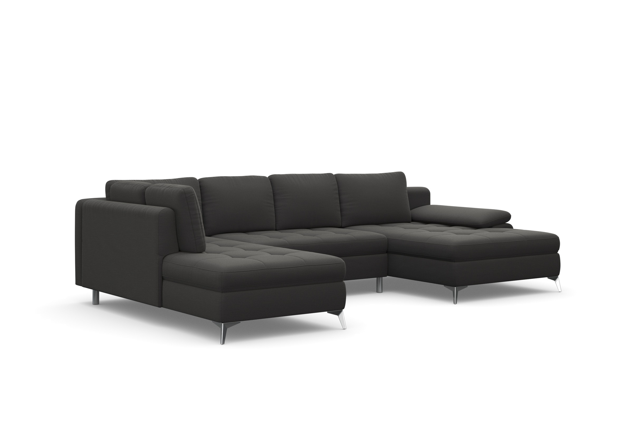 sit&more Wohnlandschaft »Latigo U-Form«, mit Recamiere, wahlweise mit Bettfunktion und Bettkasten