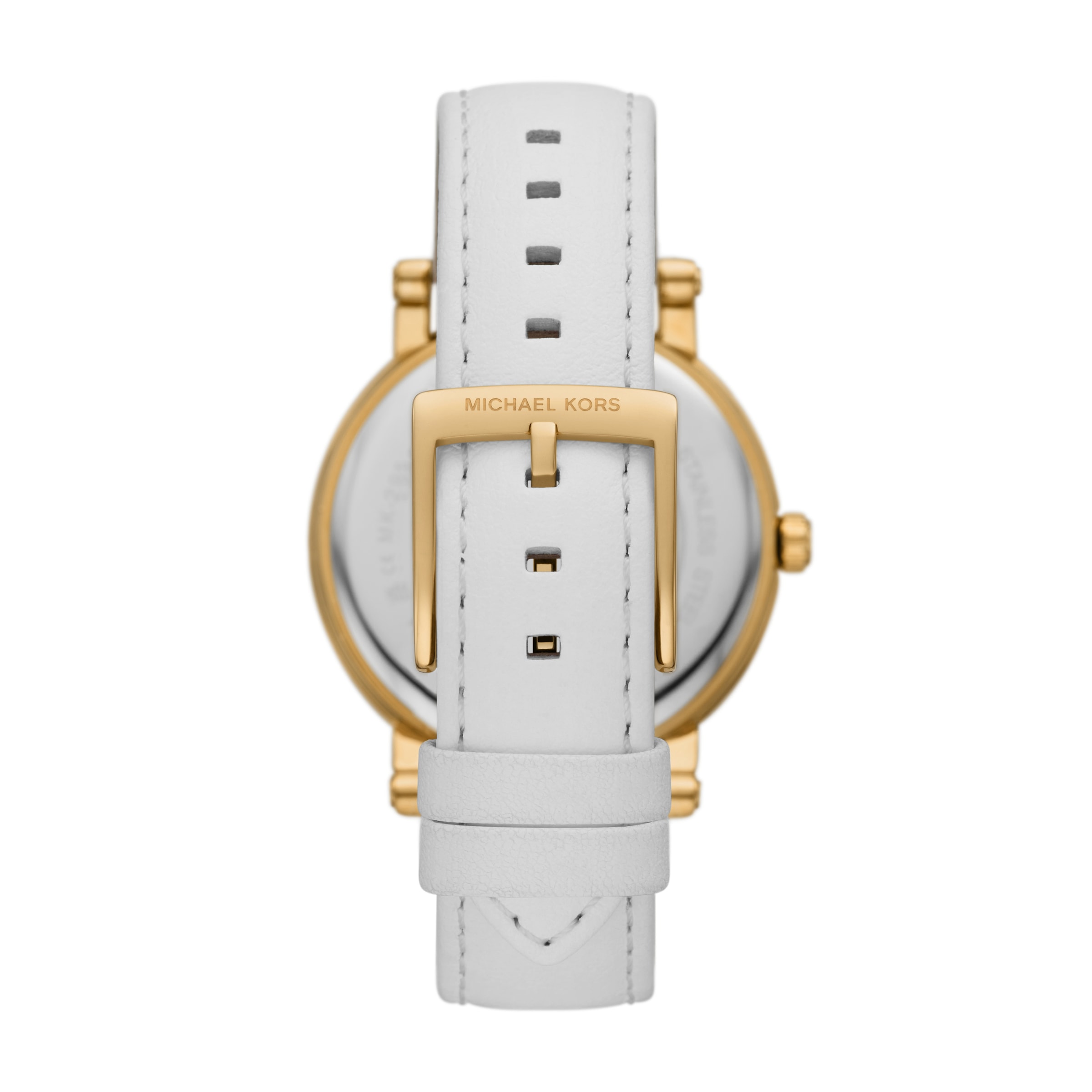MICHAEL KORS Quarzuhr »COREY« Armbanduhr, Damenuhr, Lederarmband, analog, Glassteine