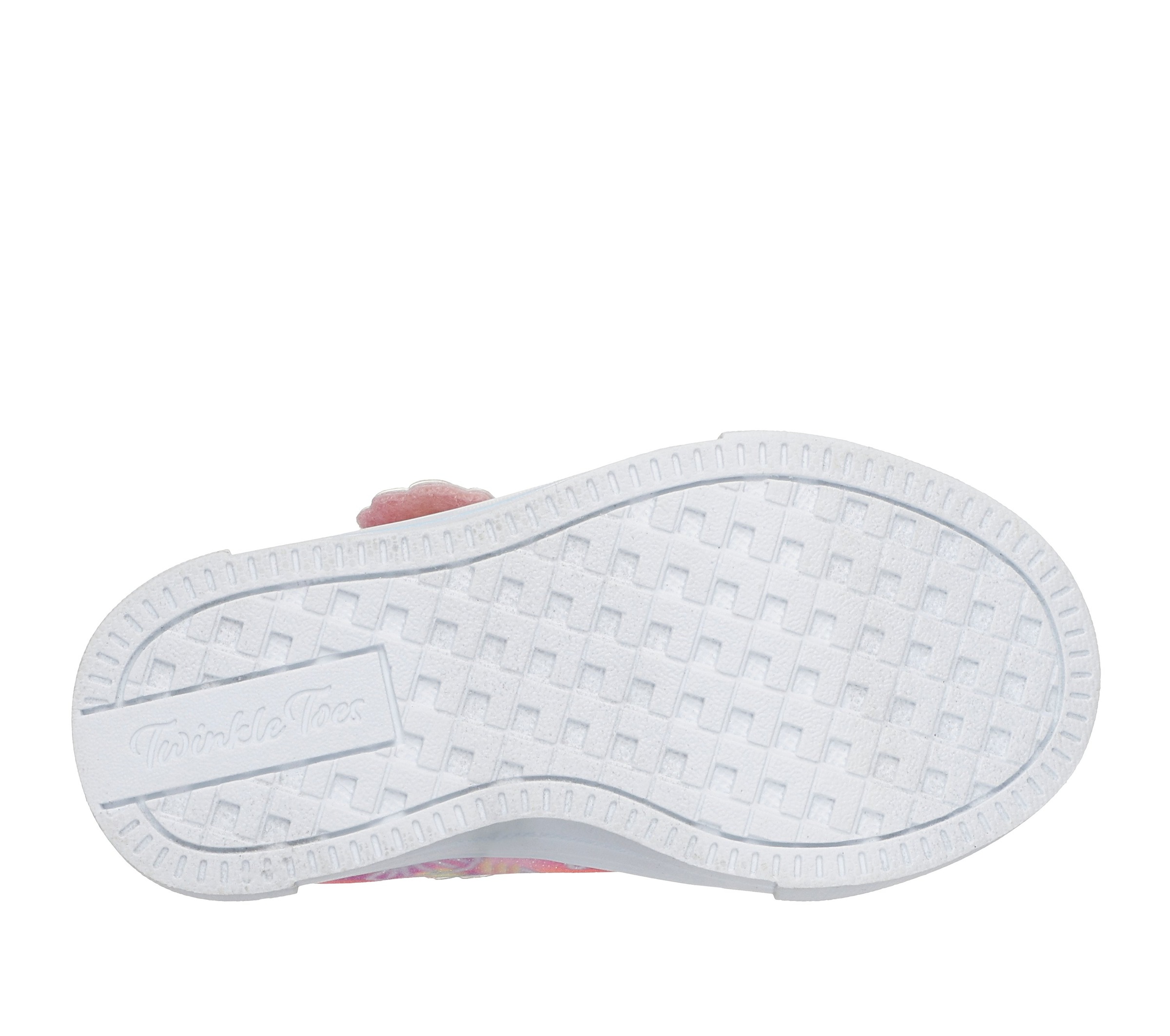 Skechers Lauflernschuh »TWINKLE SPARKS LIGHTS«  Sneaker,Blink,-Klettschuh mit Glitzer, Größenschablone zum Download
